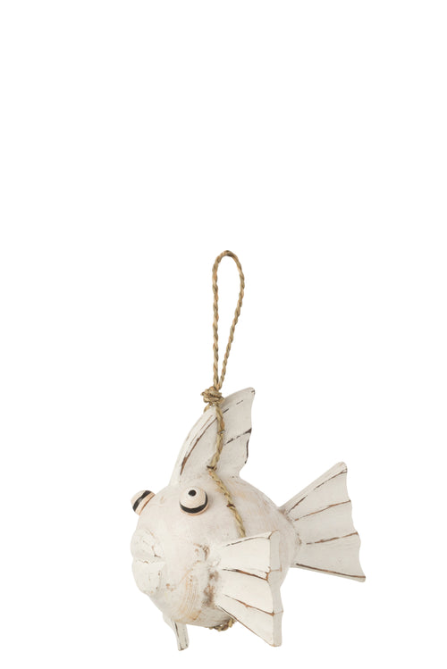 Fisch Albasia Holz hängend