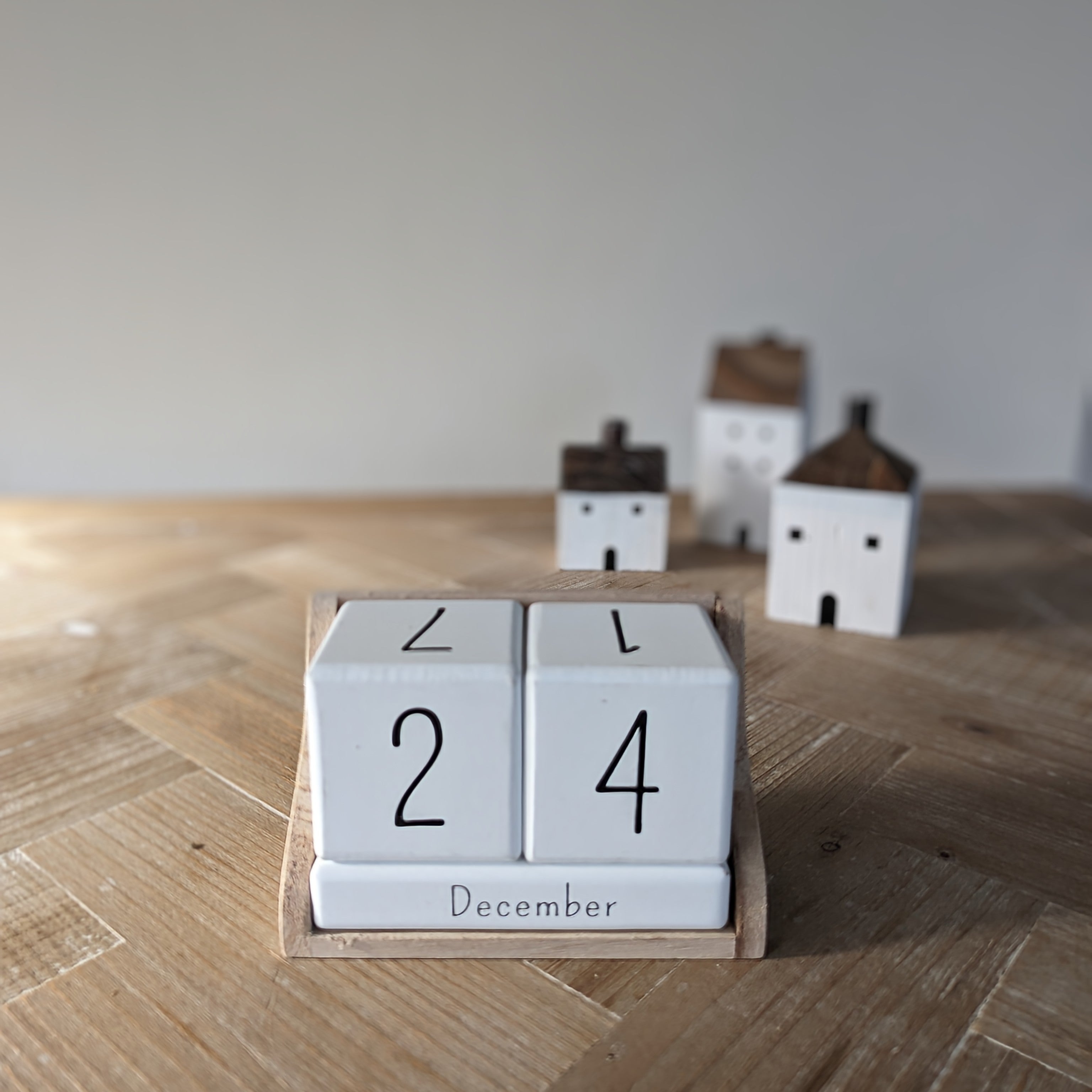 Blockkalender als Ewiger Kalender mit Datum- und Monatsanzeige