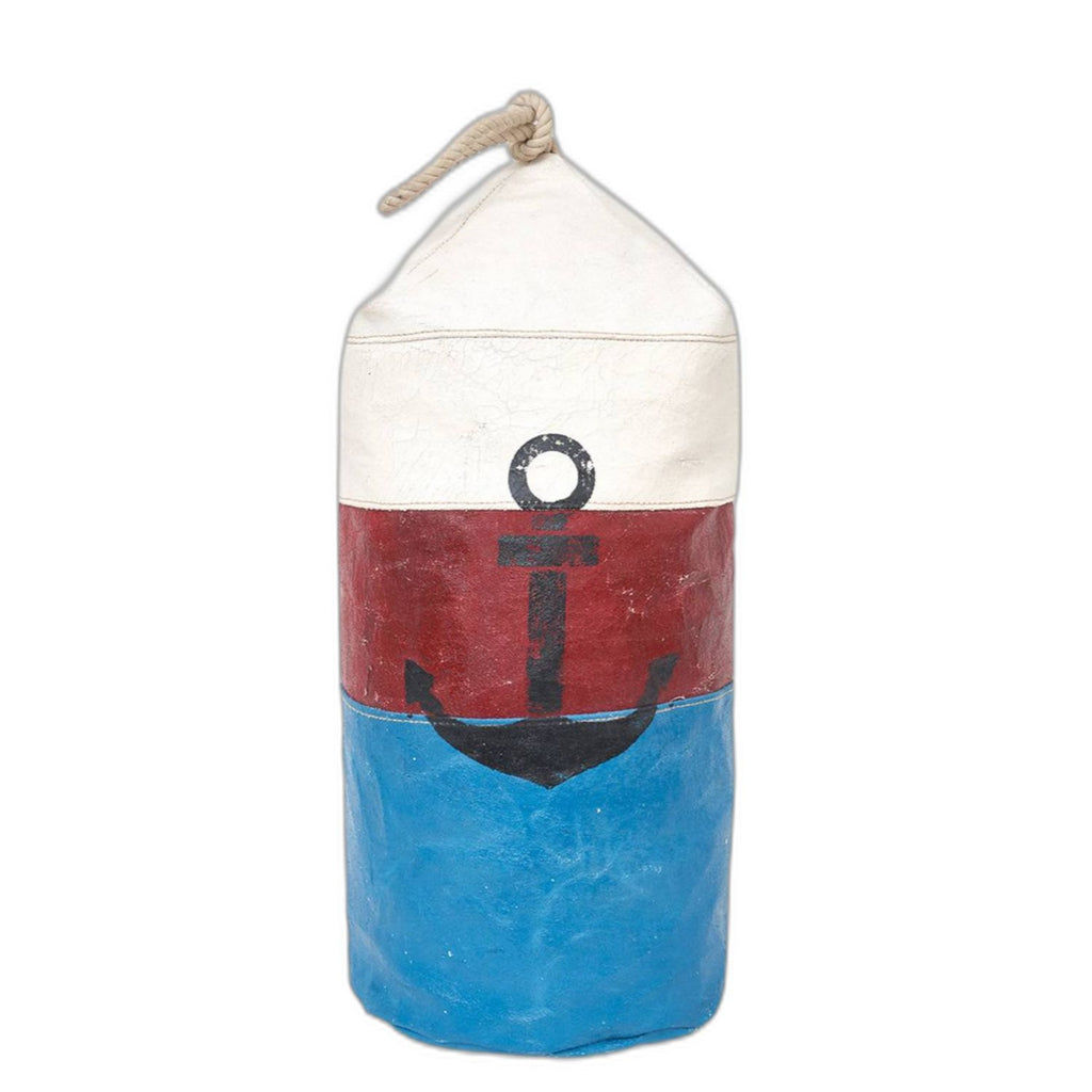 Boje Fender Kissen maritim aus Leinentuch bemalt - in drei Varianten