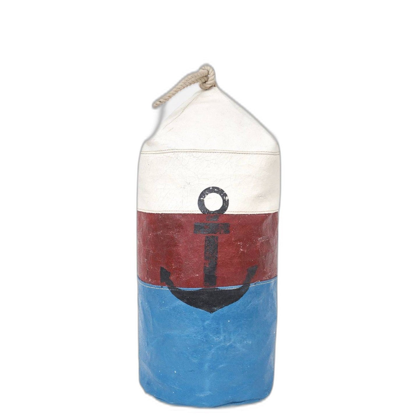 Boje Fender Kissen maritim aus Leinentuch bemalt - in drei Varianten