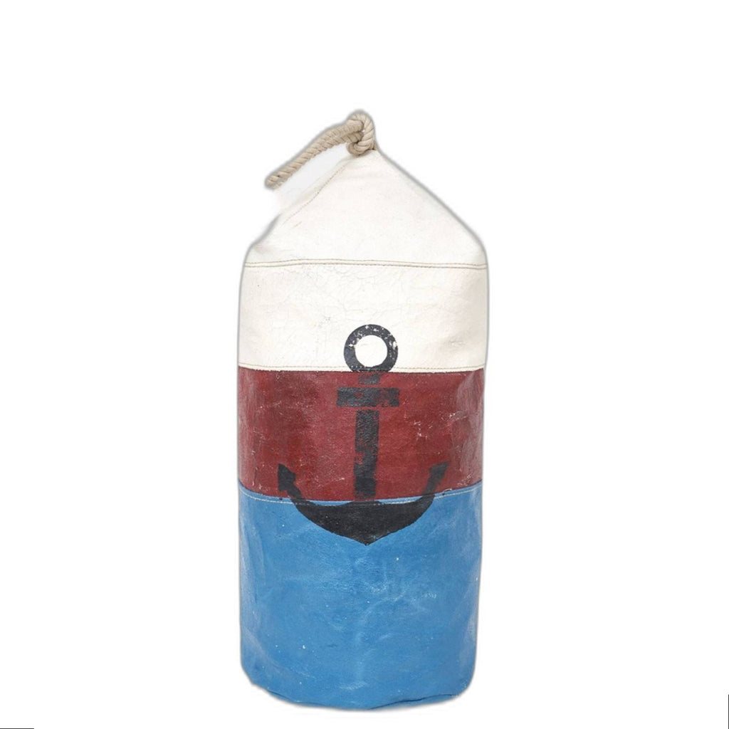 Boje Fender Kissen maritim aus Leinentuch bemalt - in drei Varianten