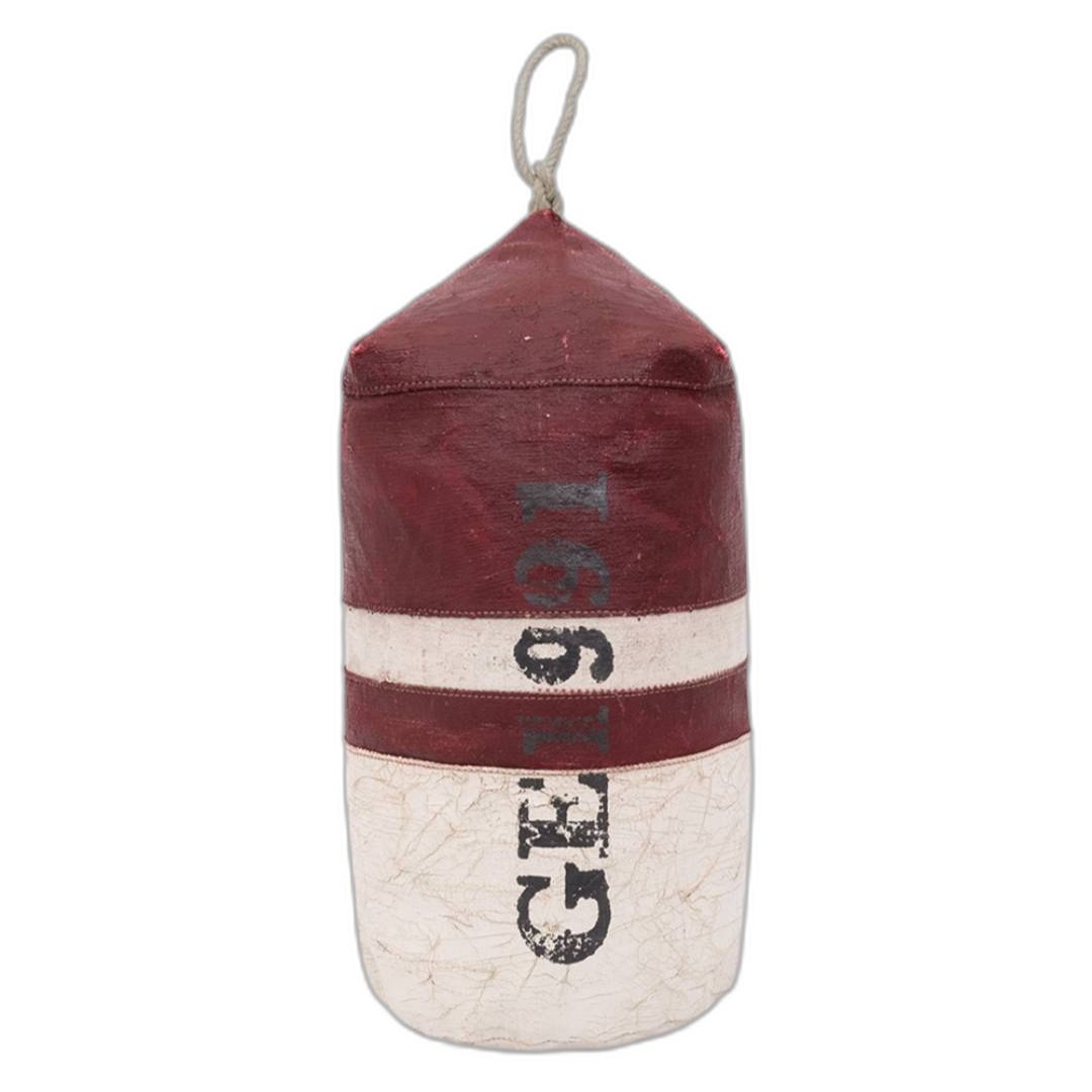 Boje Fender Kissen maritim aus Leinentuch bemalt - in drei Varianten