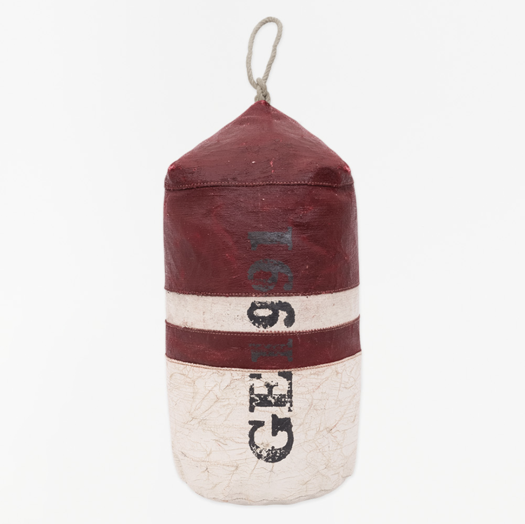 Boje Fender Kissen maritim aus Leinentuch bemalt - in drei Varianten