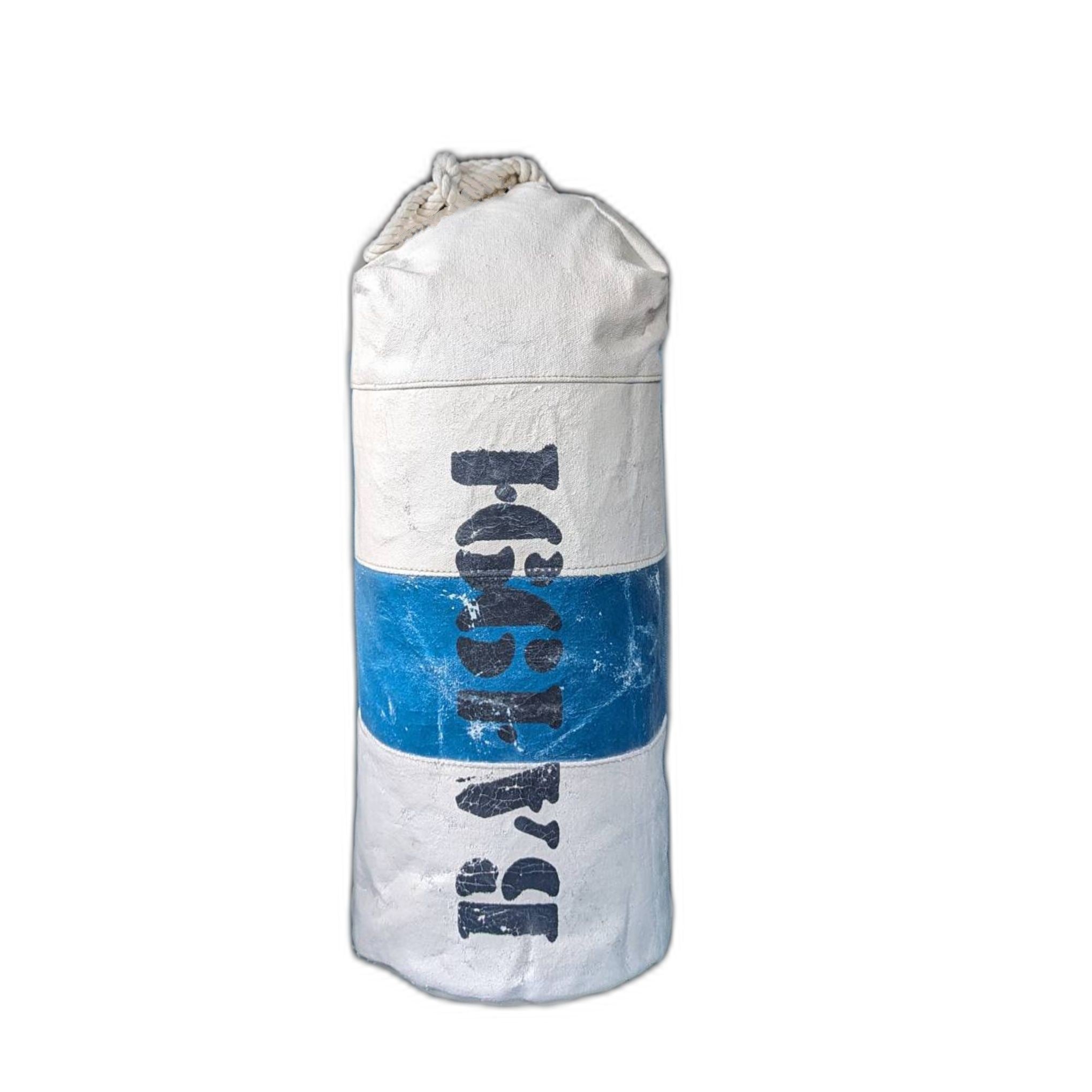 Boje Fender Kissen maritim aus Leinentuch bemalt - in drei Varianten