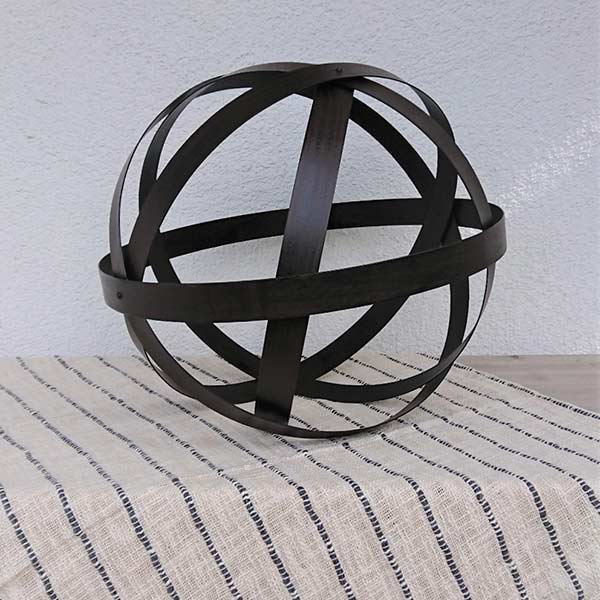 Metallkugel Garten Deko 30 cm aus Eisen