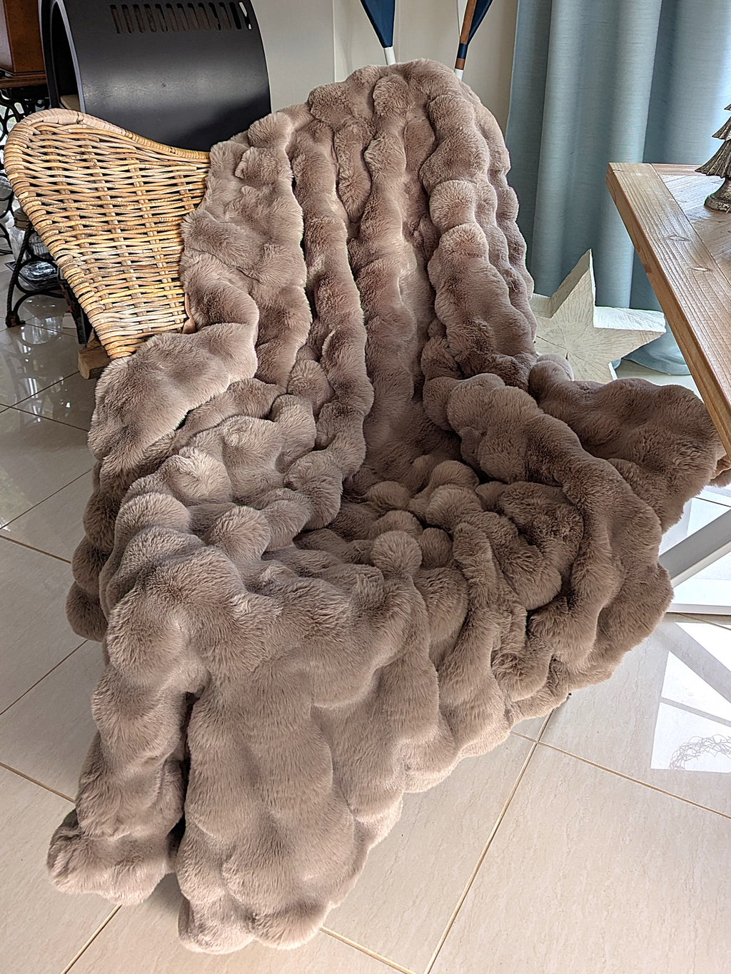 Fell Wohndecke luxuriös