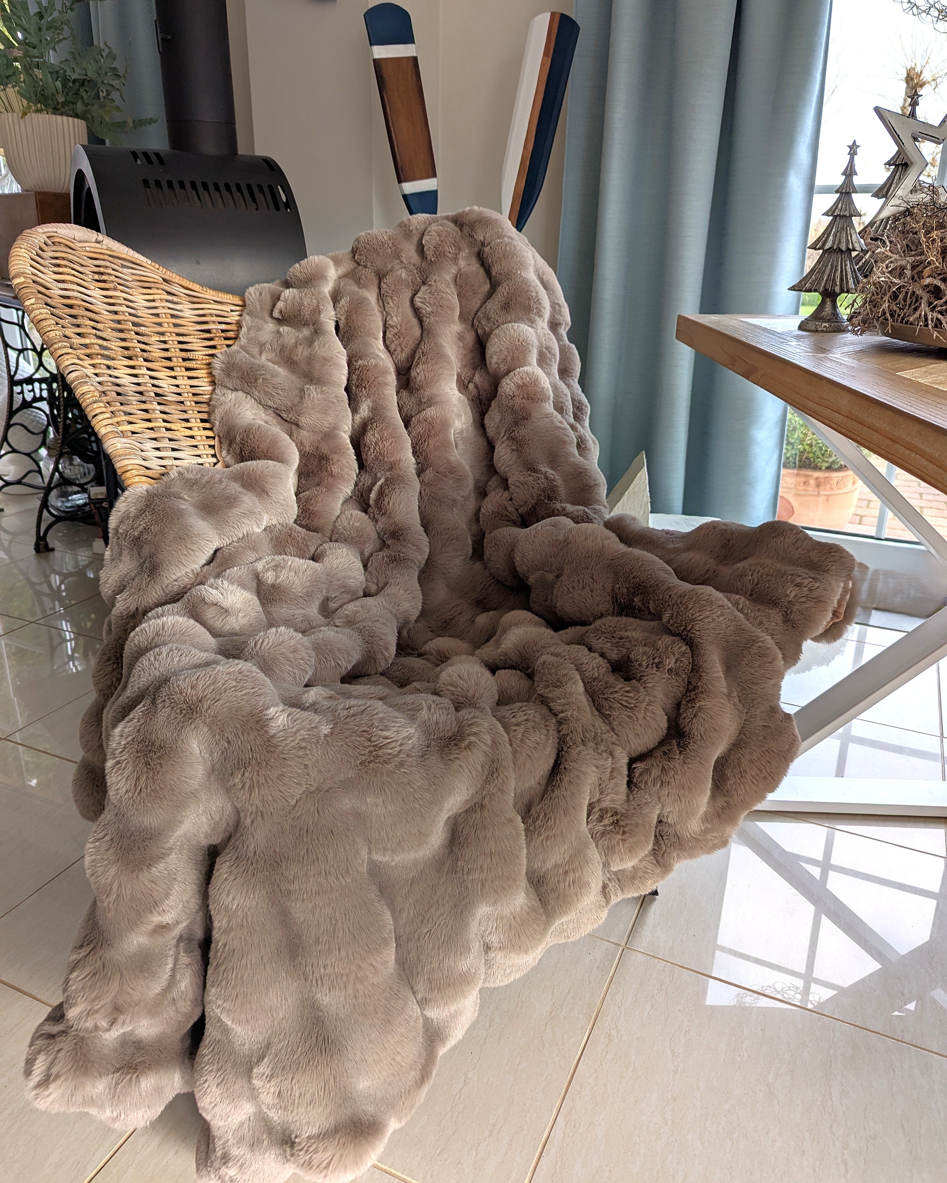 Fell Wohndecke luxuriös