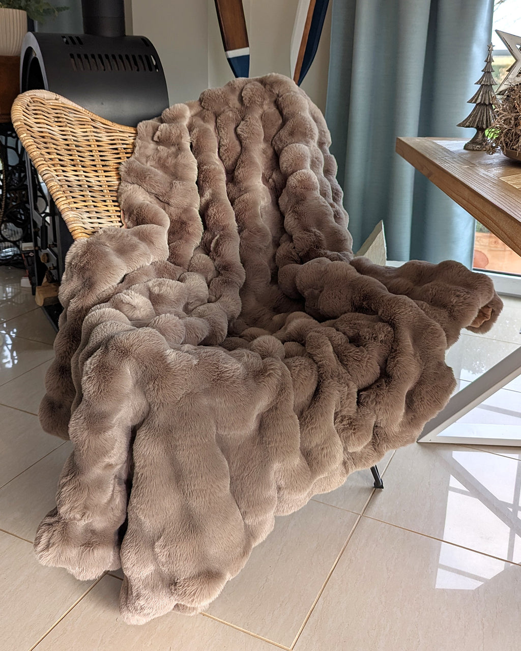 Fell Wohndecke luxuriös