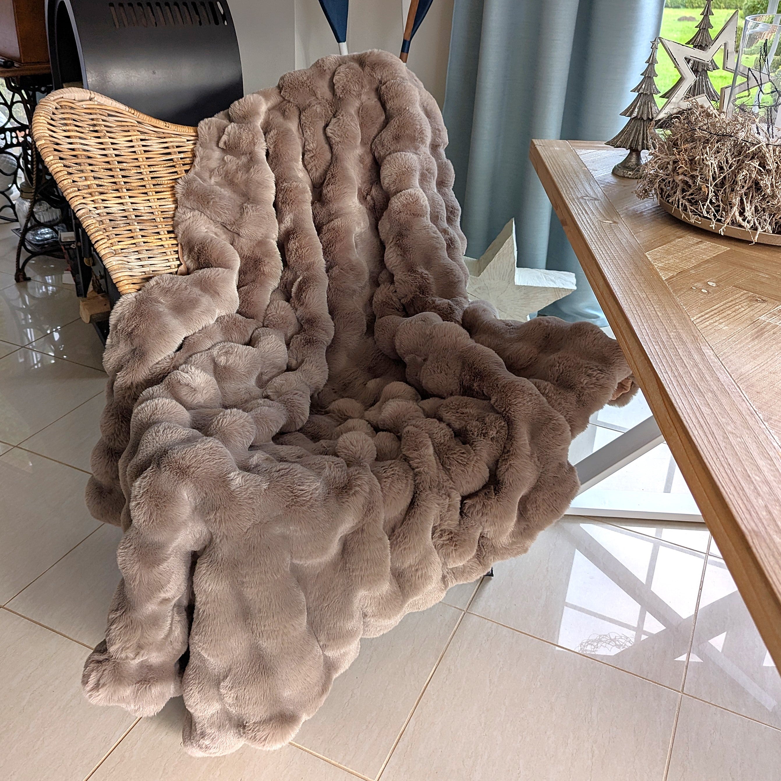 Fell Wohndecke luxuriös