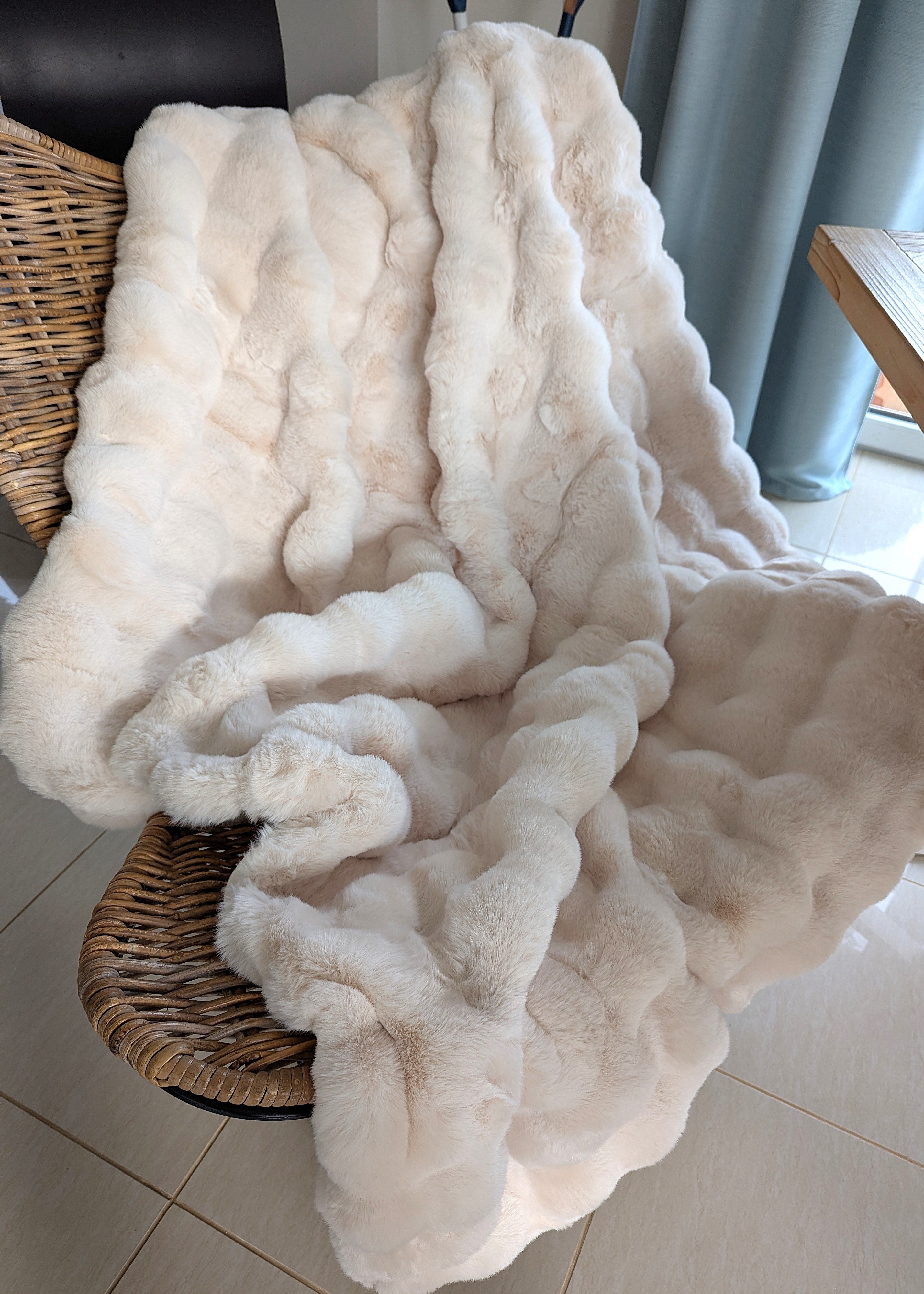 Fell Wohndecke luxuriös