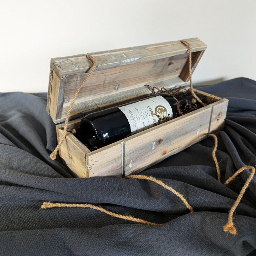Geschenkbox Weinbox aus Holz