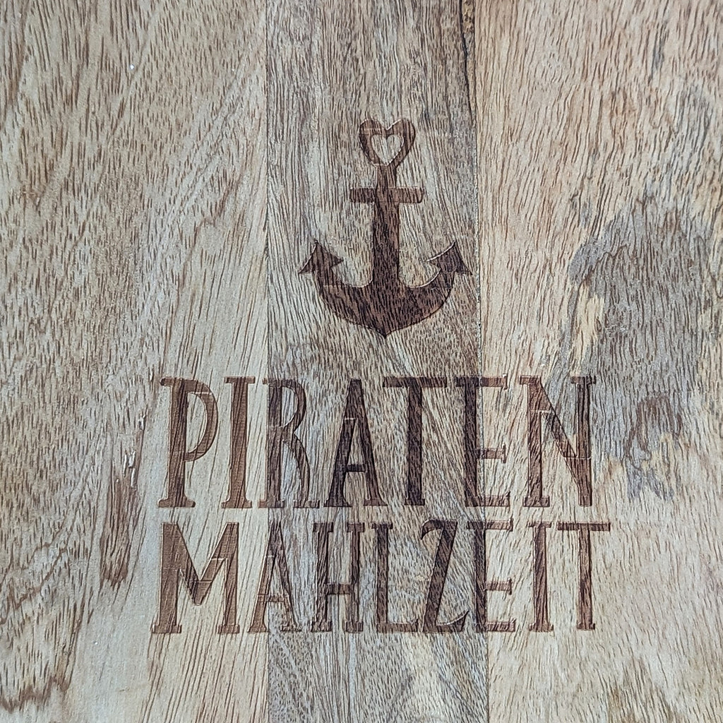 Holz Schneidebrett Pirat