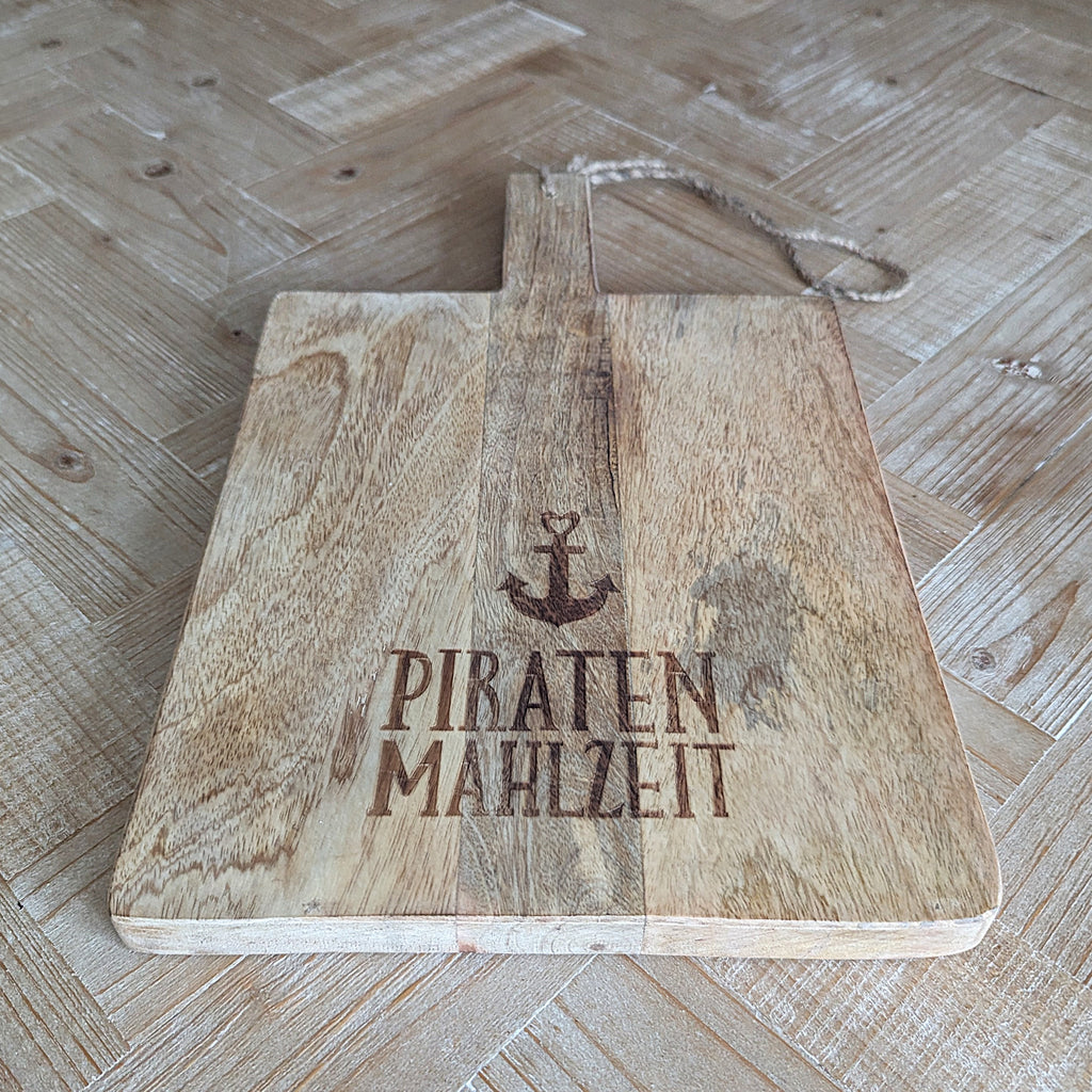Holz Schneidebrett Pirat