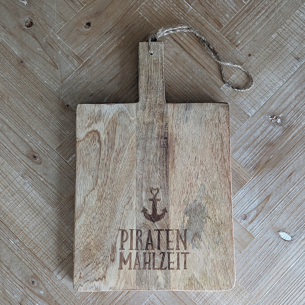 Holz Schneidebrett Pirat