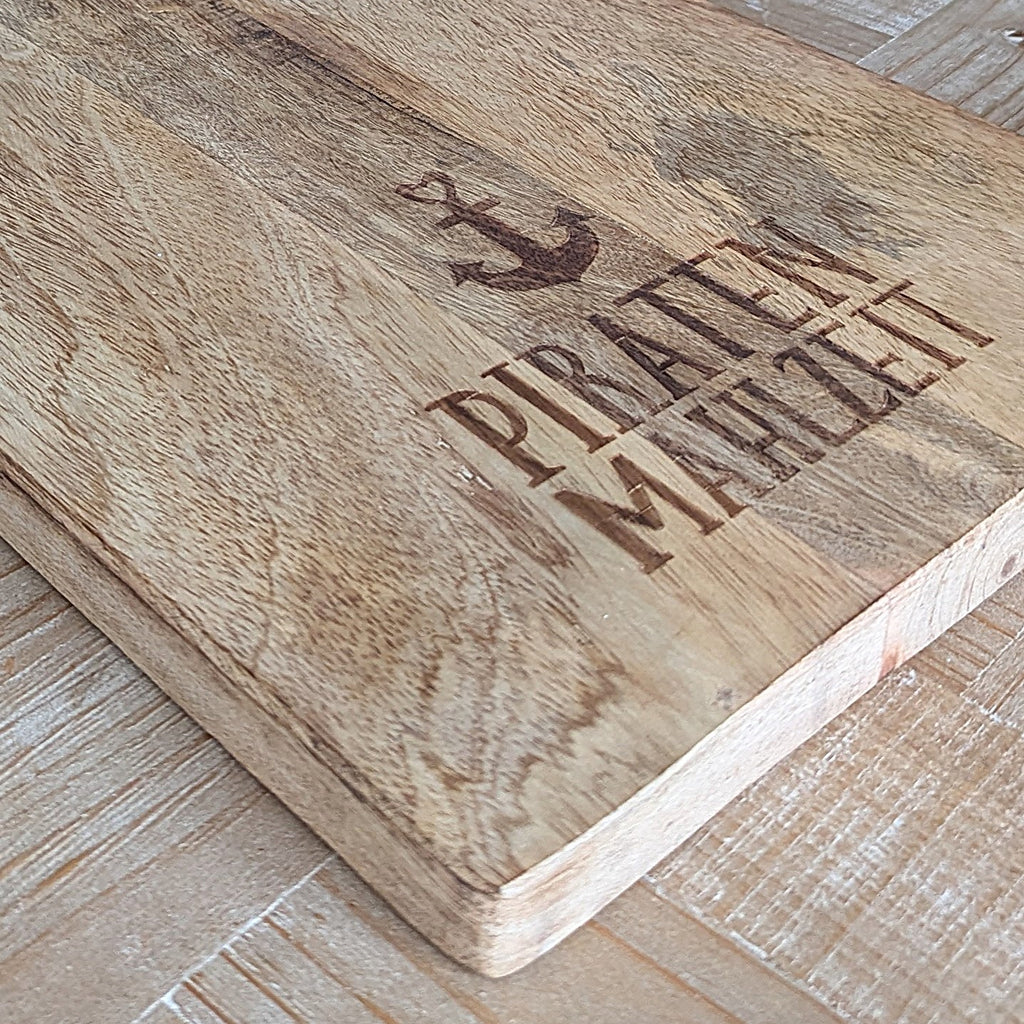 Holz Schneidebrett Pirat