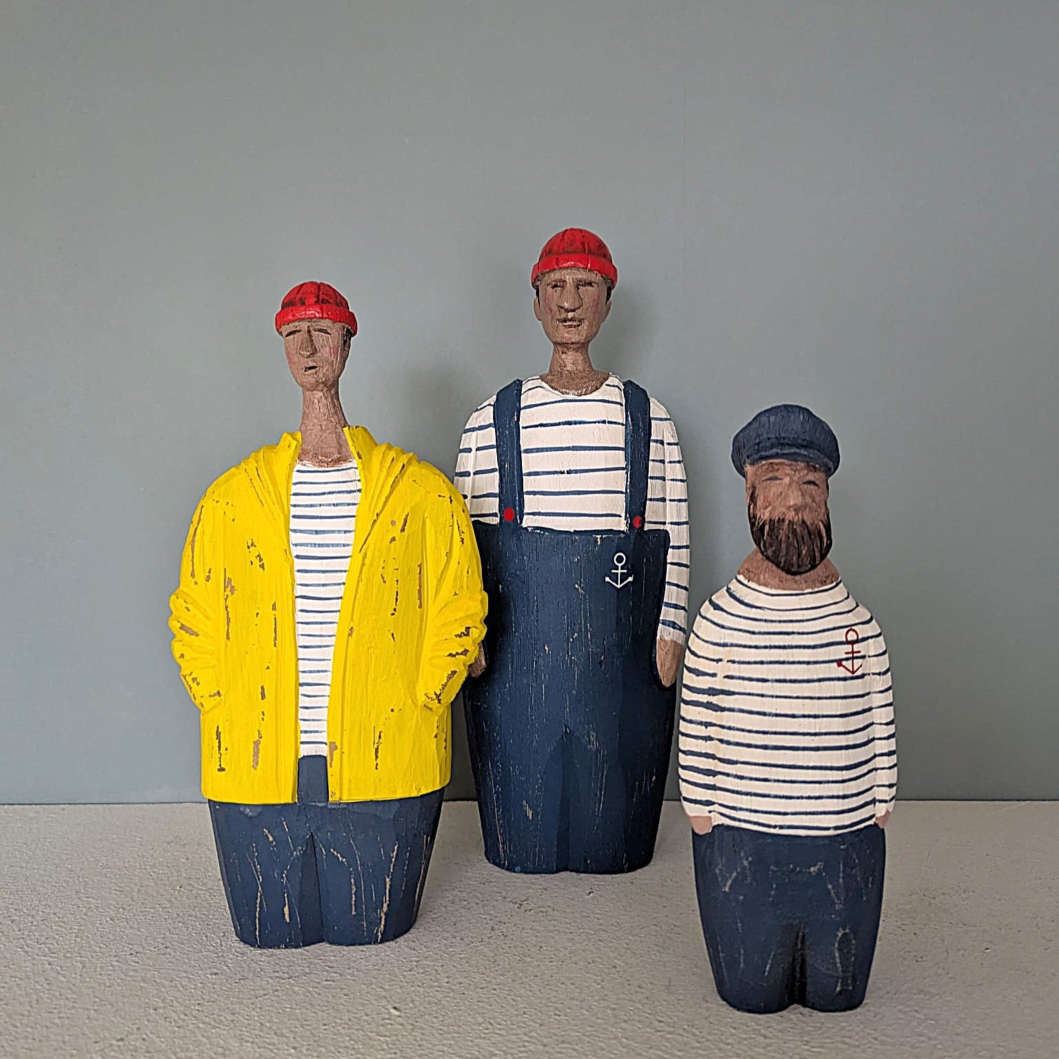 Holz Figur Seefahrer in 3 Varianten