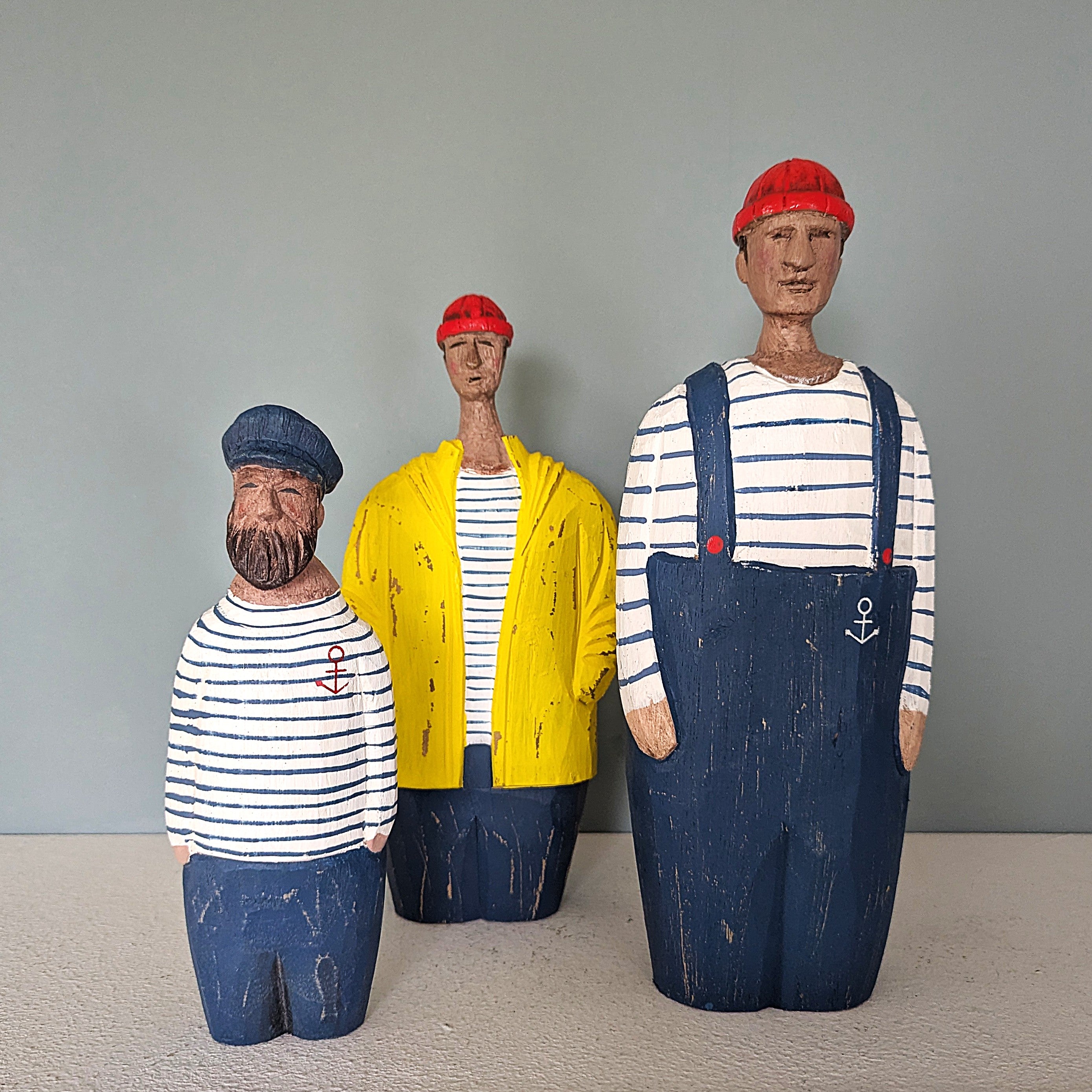 Holz Figur Seefahrer in 3 Varianten