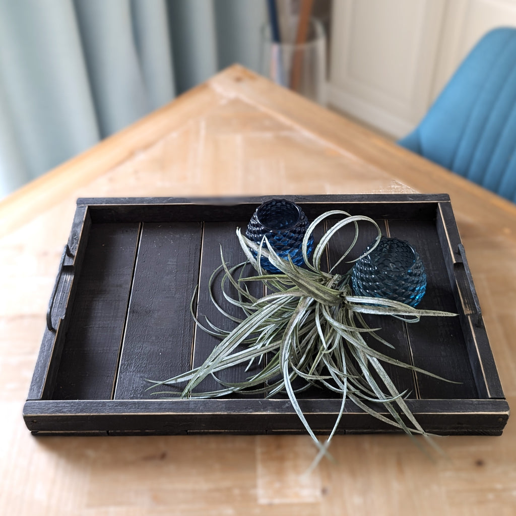 Holztablett schwarz- 58cm x 38cm