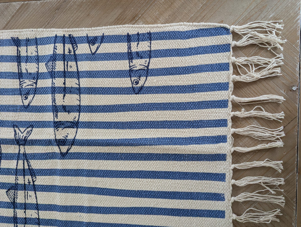 Teppich Läufer maritim gestreift