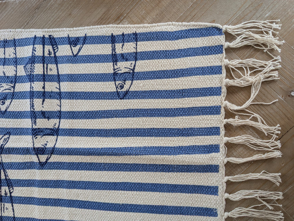 Teppich Läufer maritim gestreift