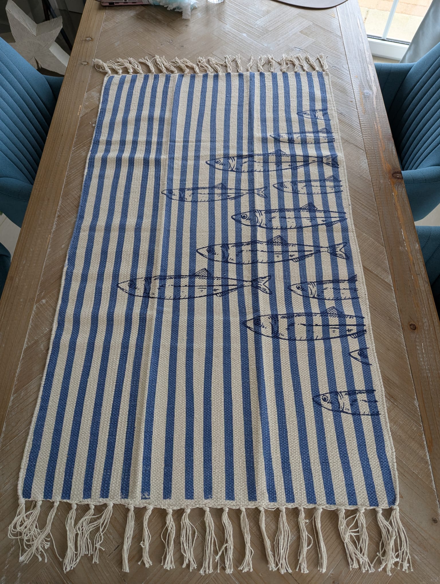 Teppich Läufer maritim gestreift