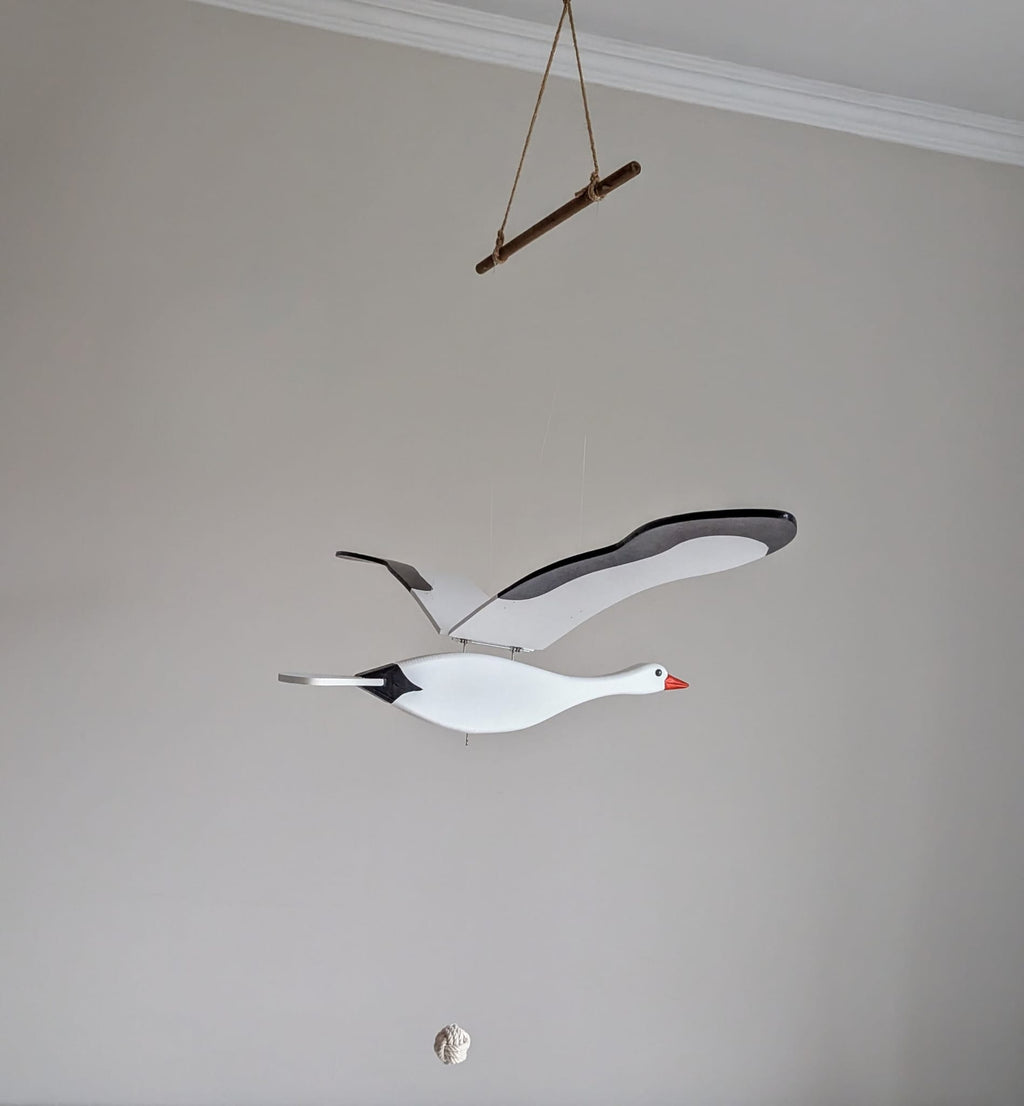 Möwe - Schwingvogel - Möwe als Mobile