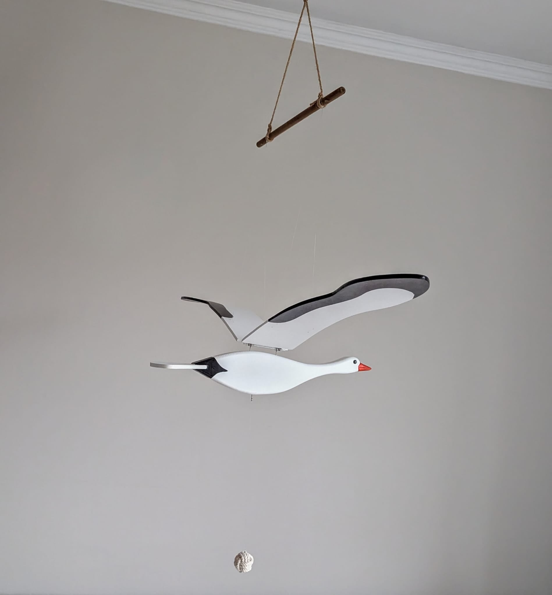 Möwe - Schwingvogel - Möwe als Mobile