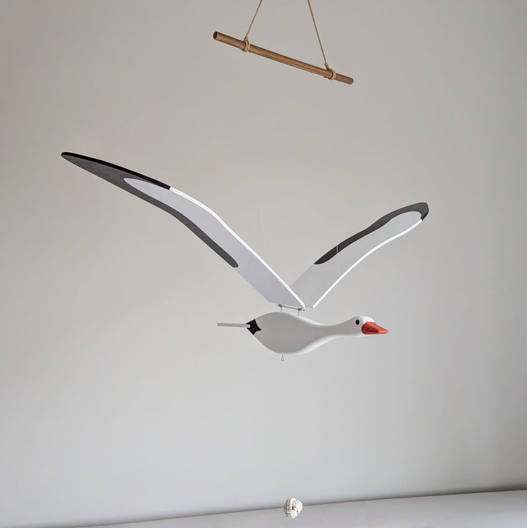 Möwe - Schwingvogel - Möwe als Mobile