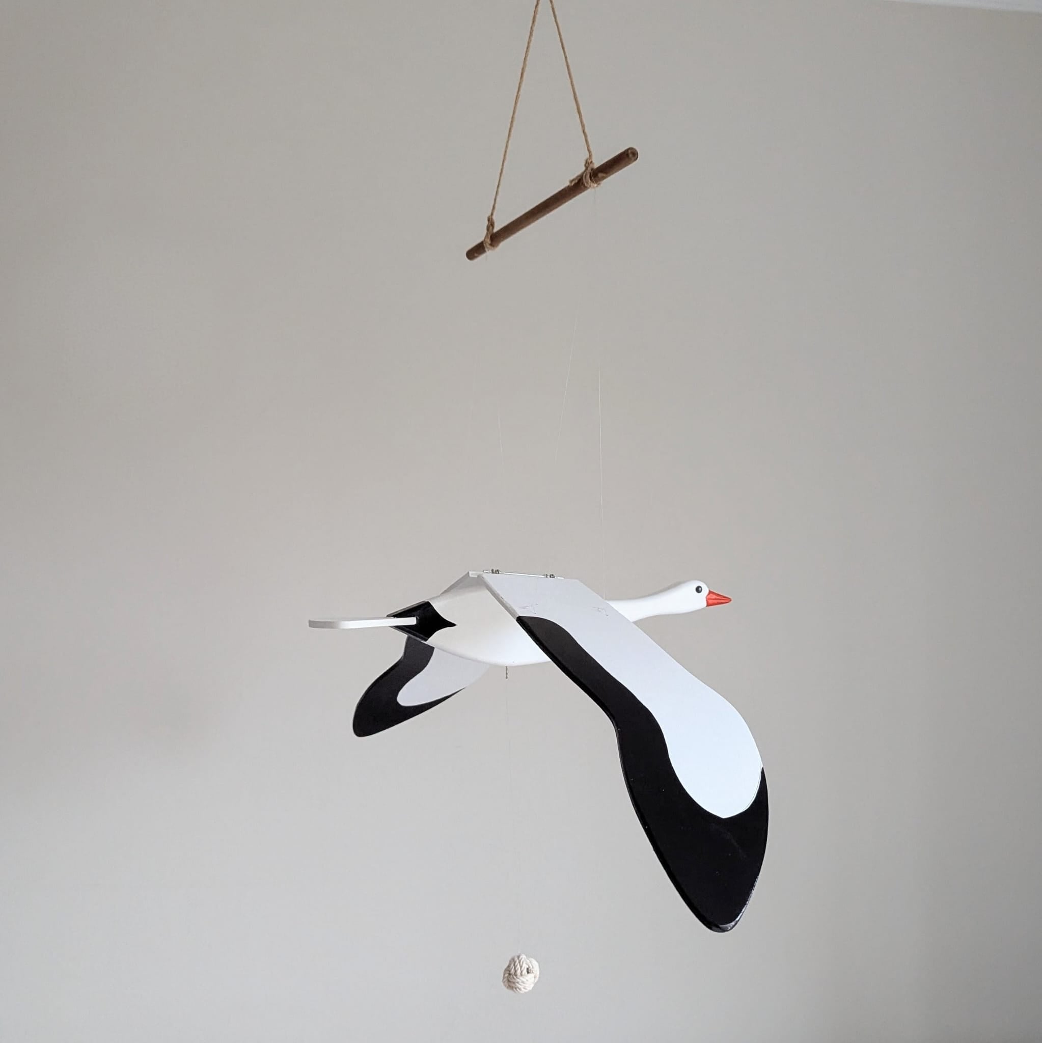 Möwe - Schwingvogel - Möwe als Mobile