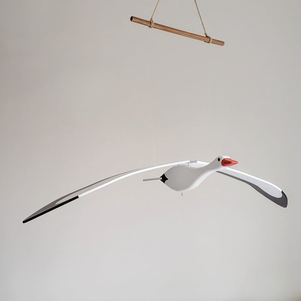 Möwe - Schwingvogel - Möwe als Mobile