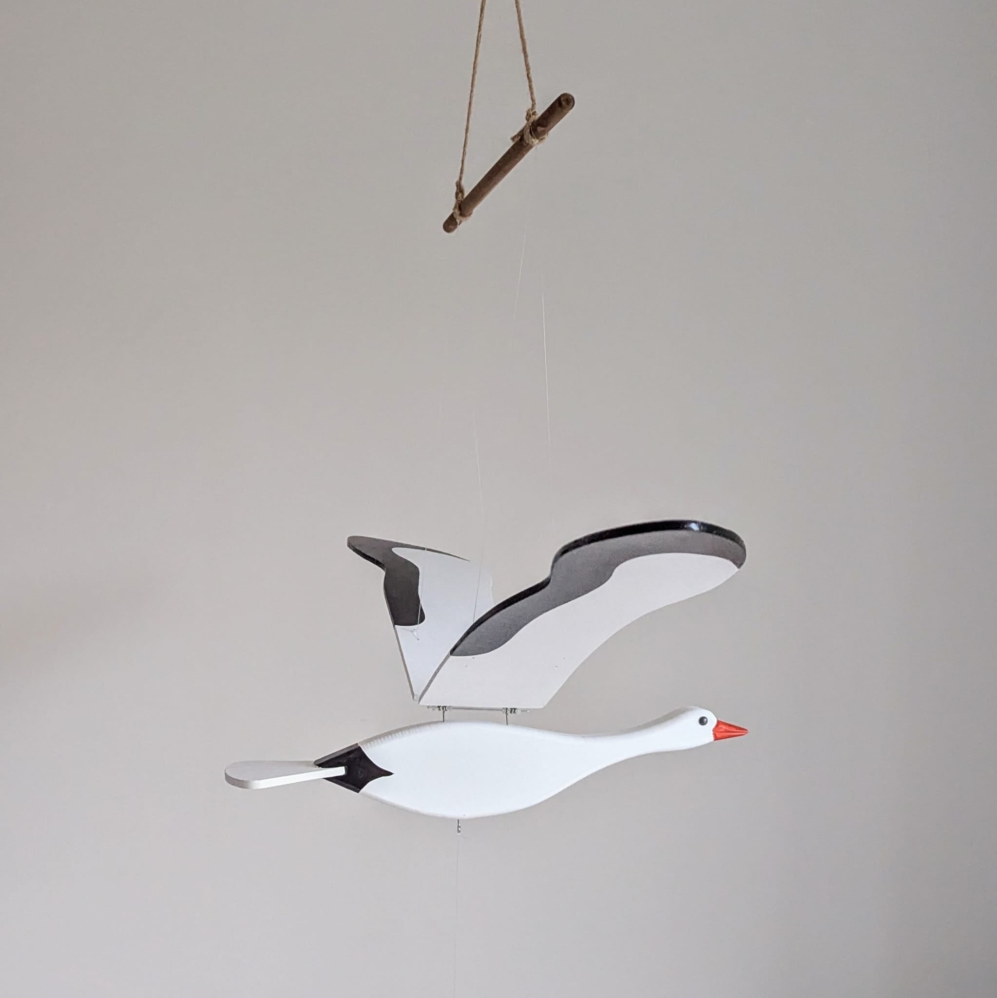 Möwe - Schwingvogel - Möwe als Mobile