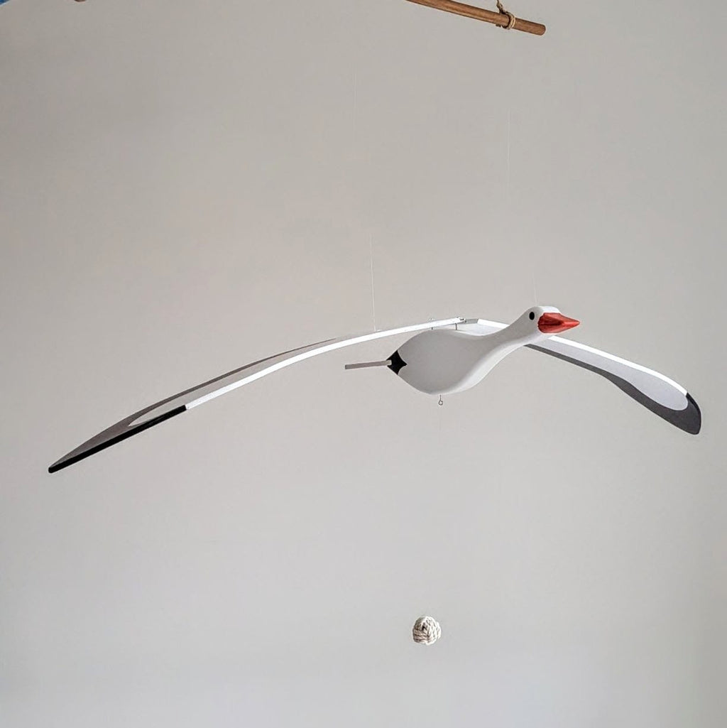 Möwe - Schwingvogel - Möwe als Mobile