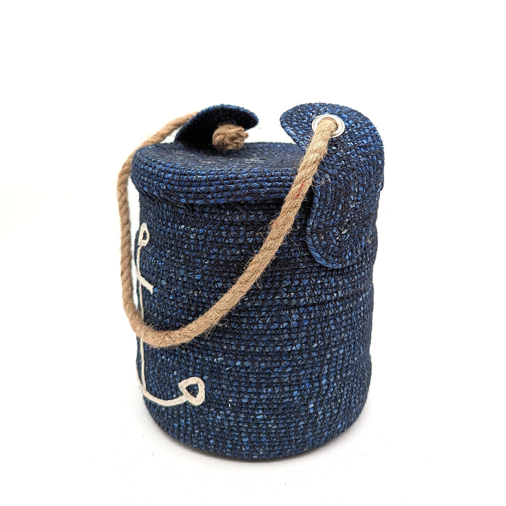 Jute Türstopper mit maritimen Motiv - zwei Varianten