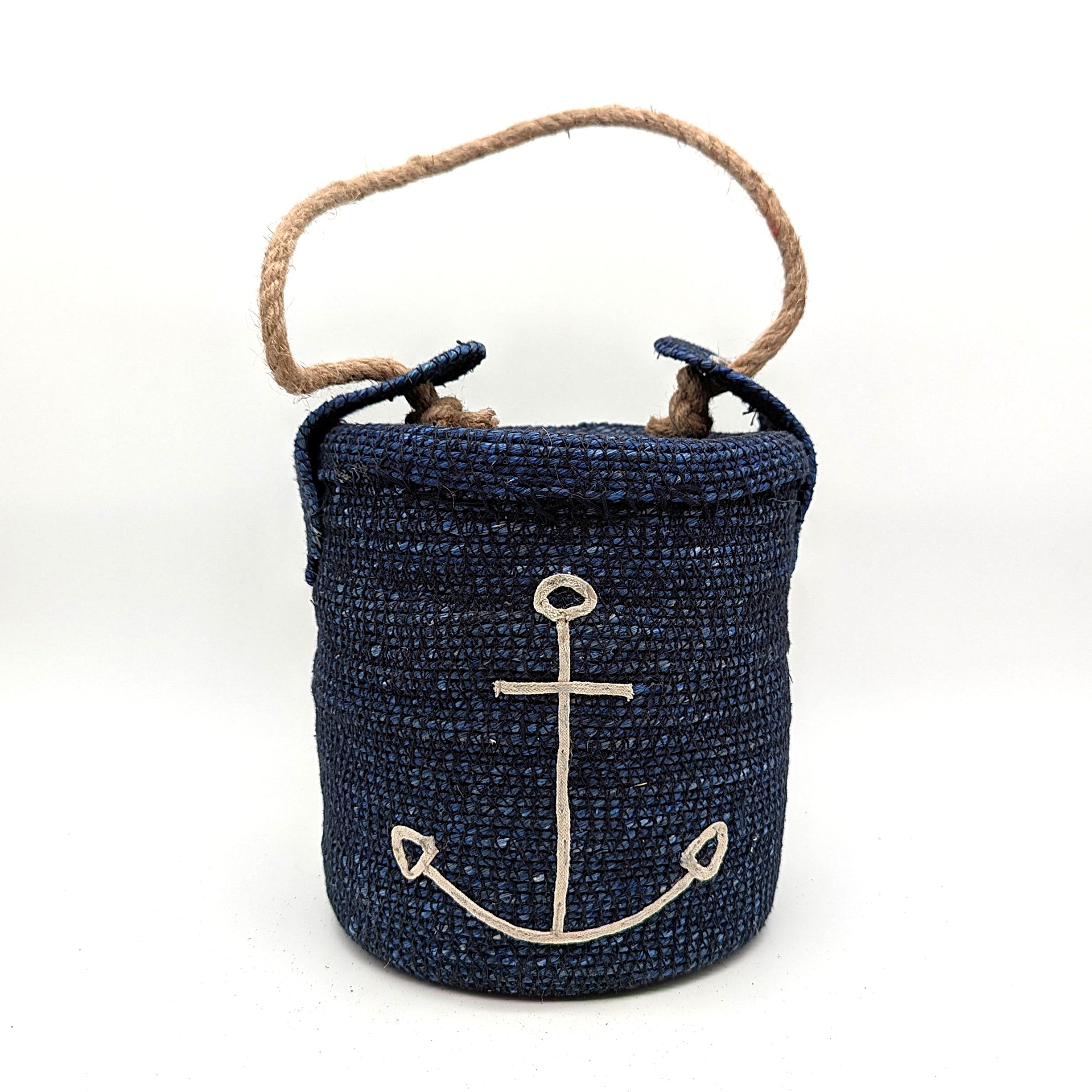Jute Türstopper mit maritimen Motiv - zwei Varianten