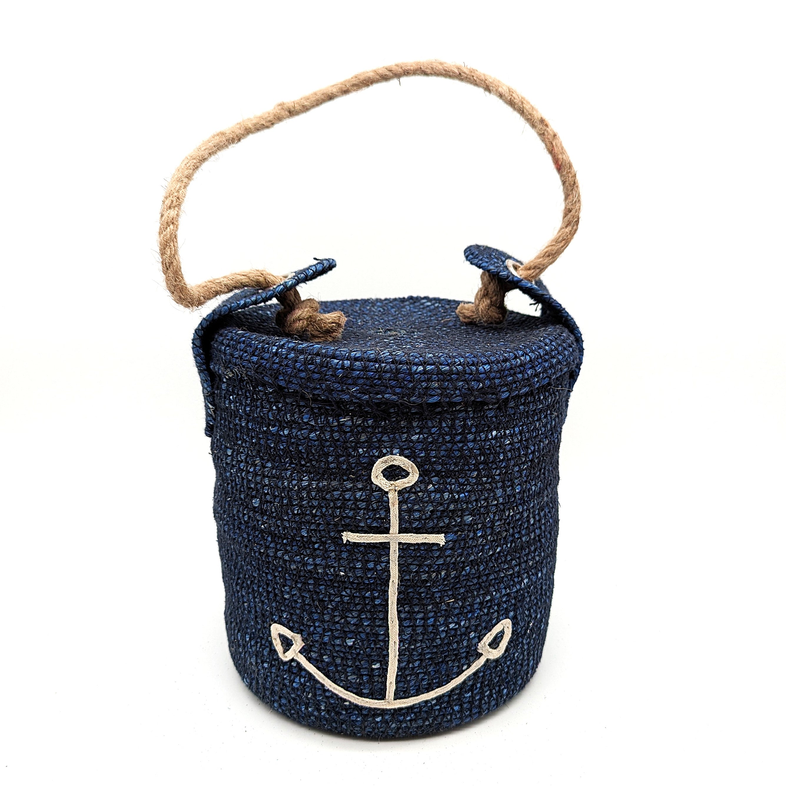Jute Türstopper mit maritimen Motiv - zwei Varianten