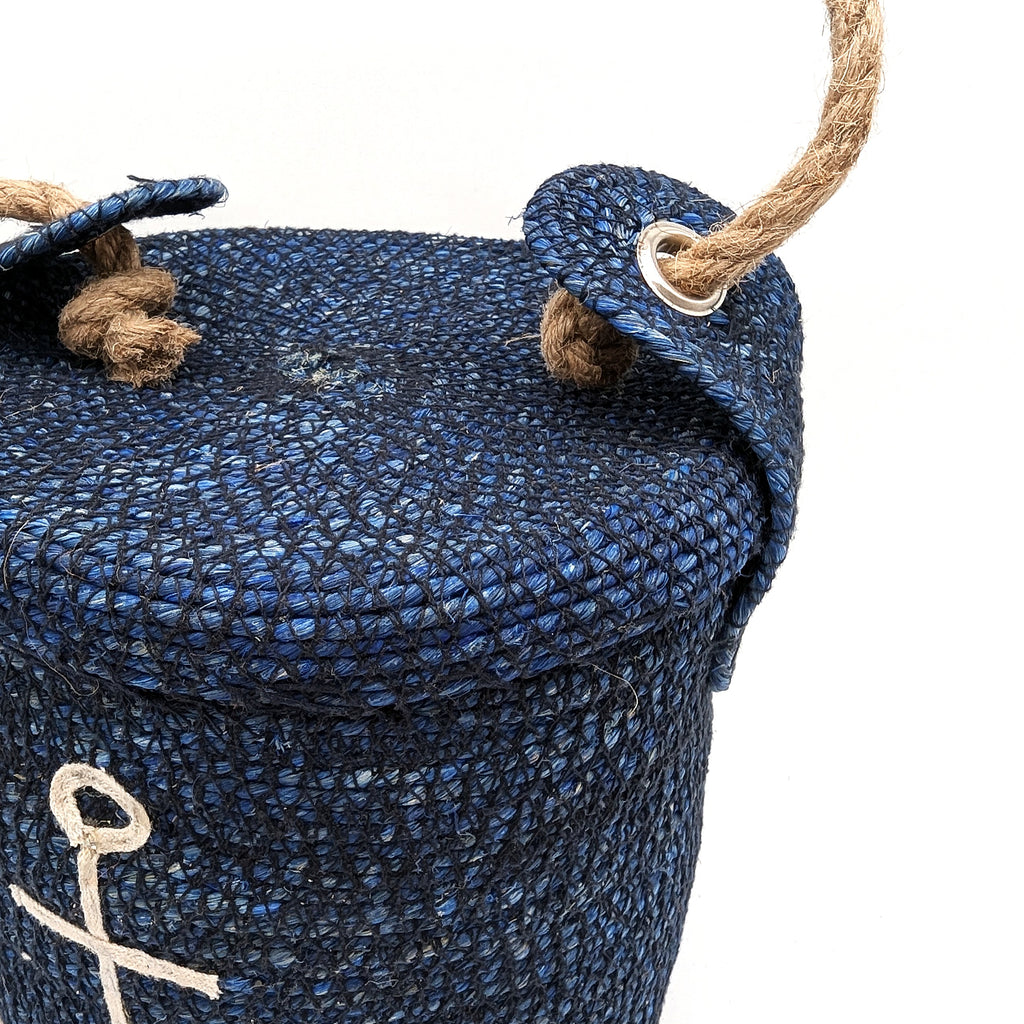 Jute Türstopper mit maritimen Motiv - zwei Varianten
