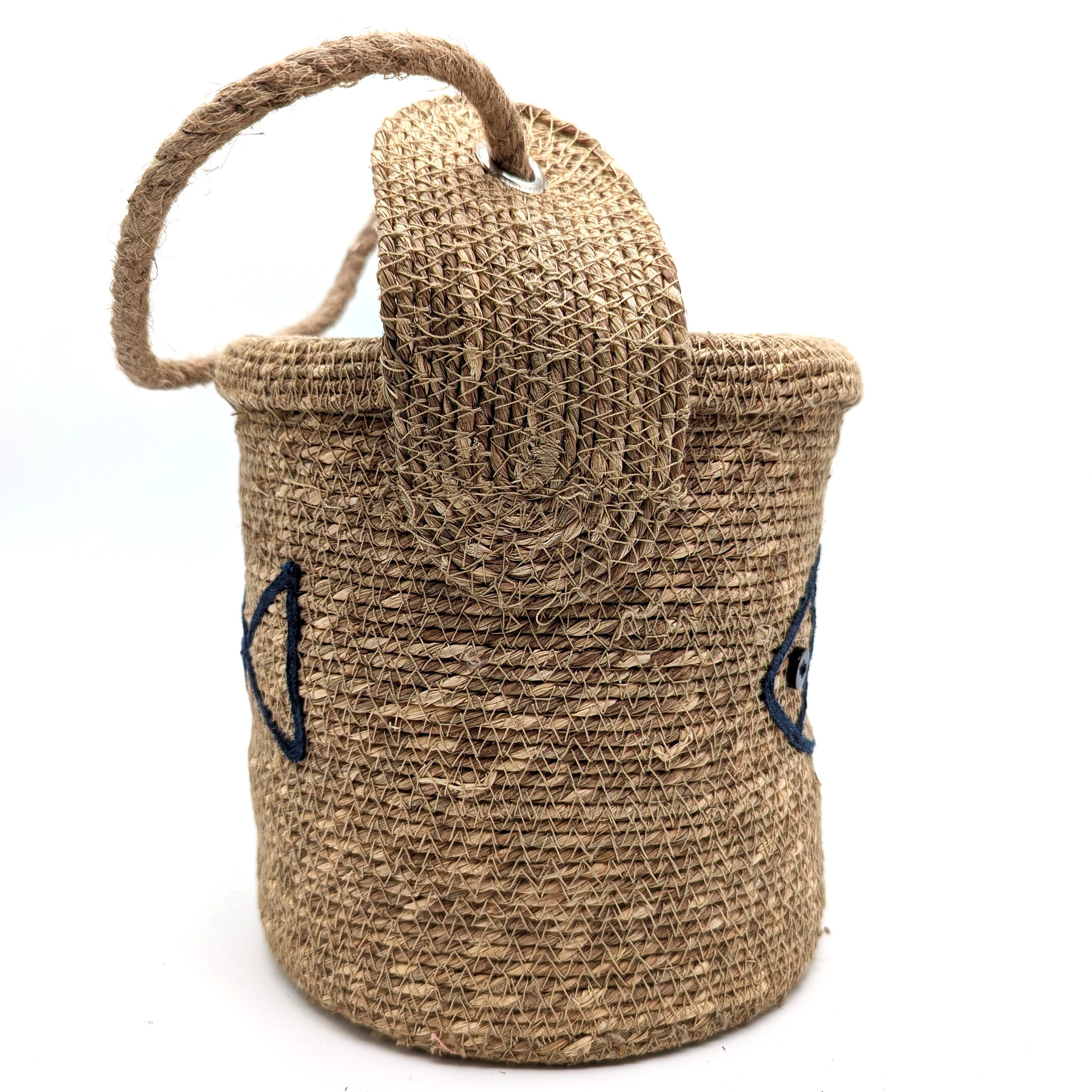 Jute Türstopper mit maritimen Motiv - zwei Varianten