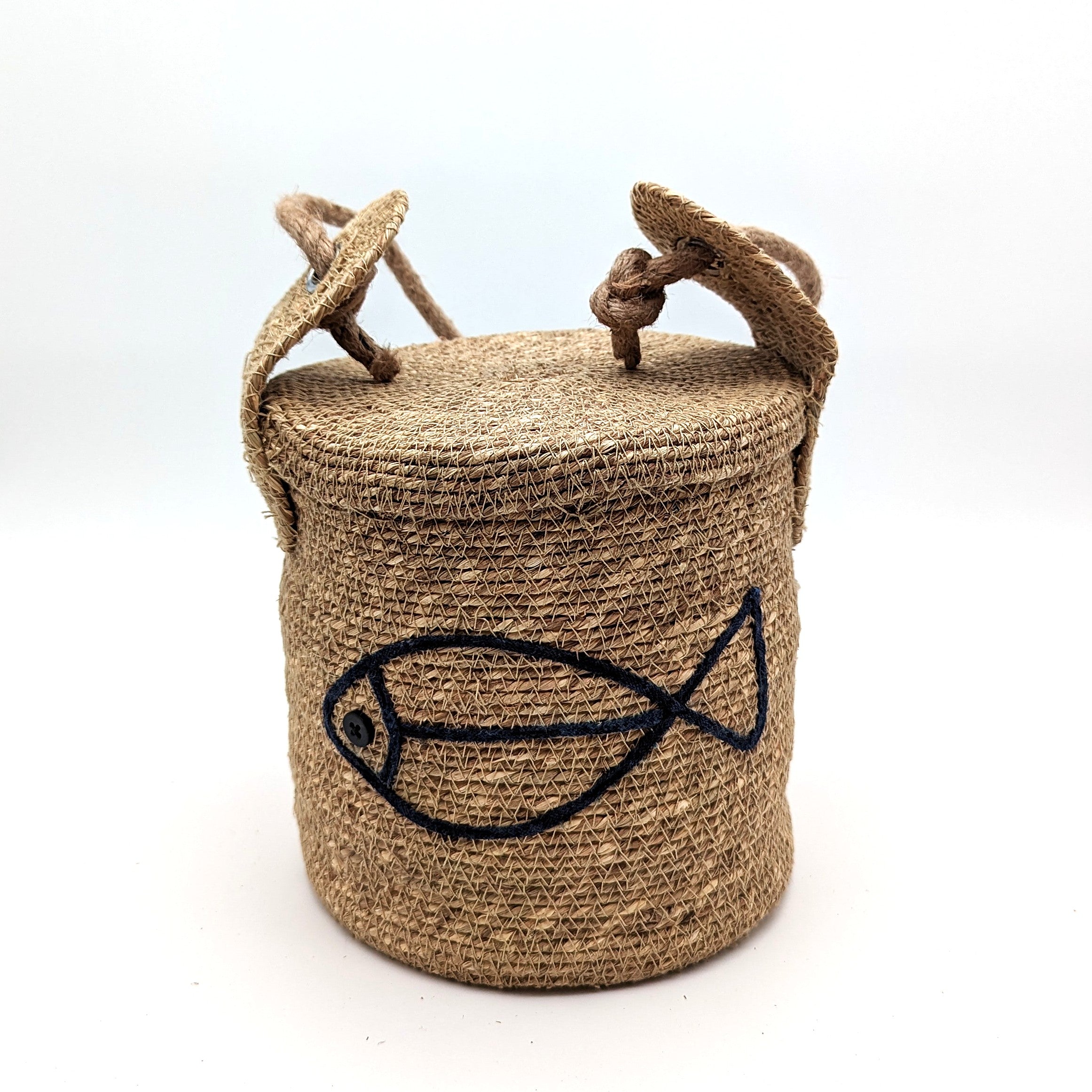 Jute Türstopper mit maritimen Motiv - zwei Varianten