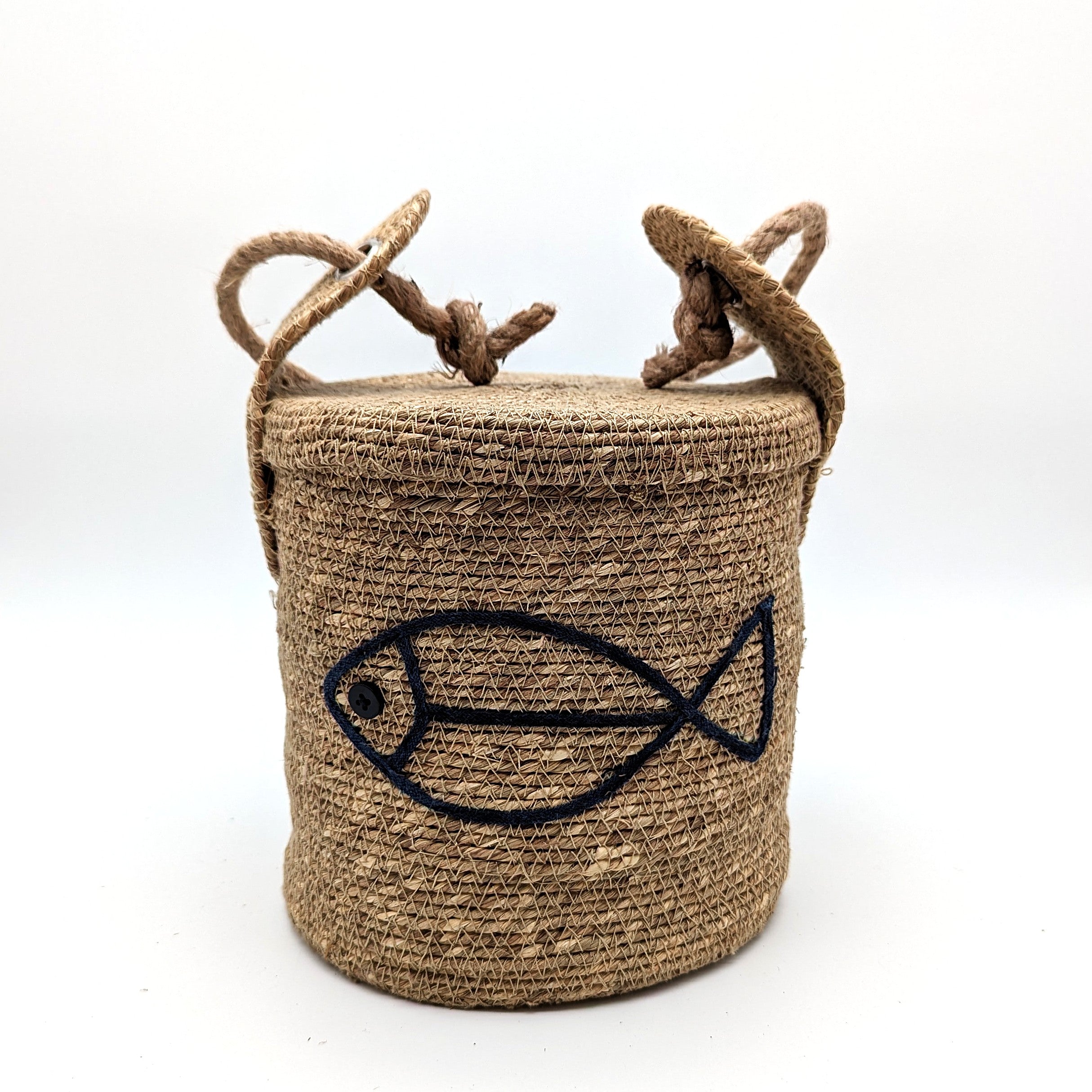 Jute Türstopper mit maritimen Motiv - zwei Varianten