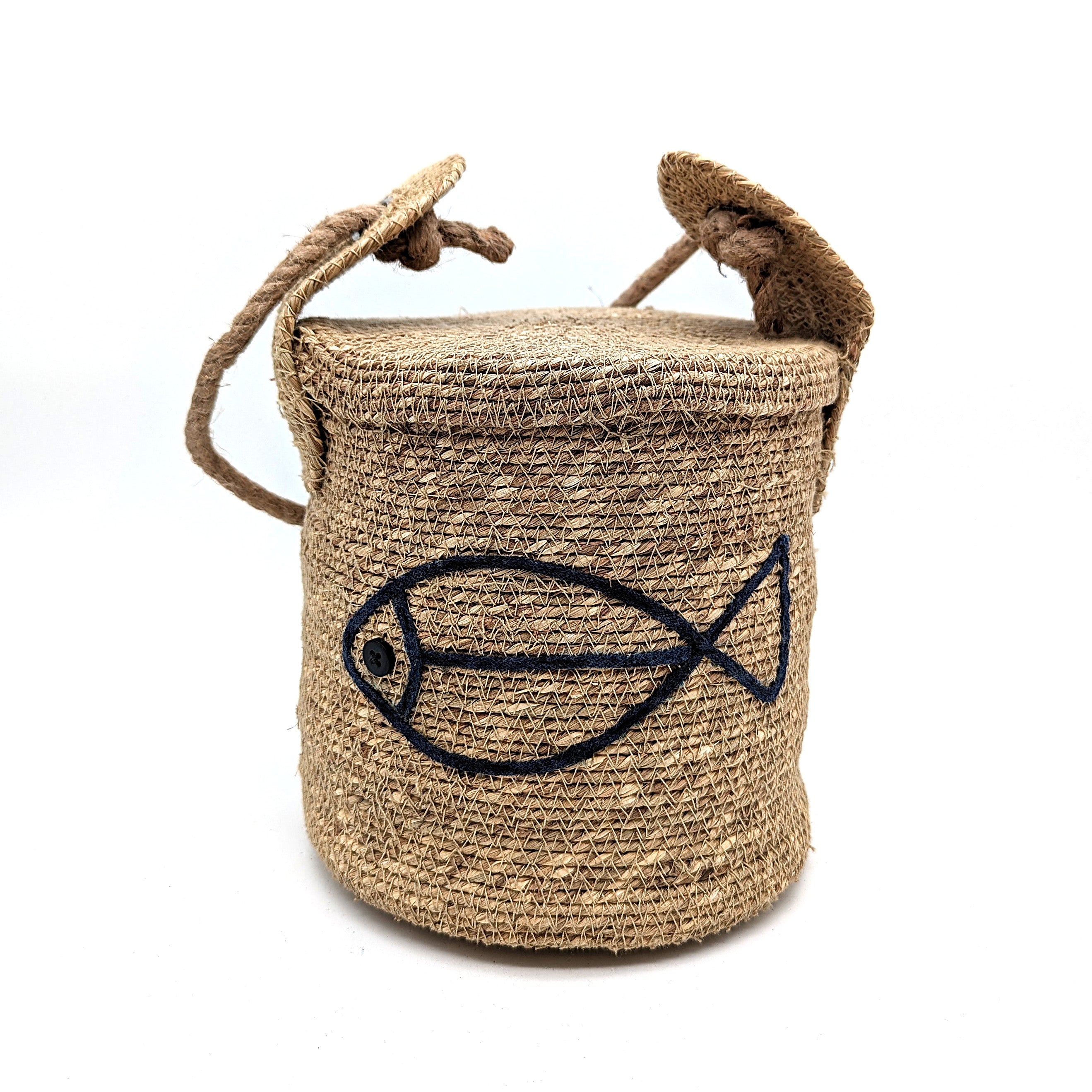 Jute Türstopper mit maritimen Motiv - zwei Varianten