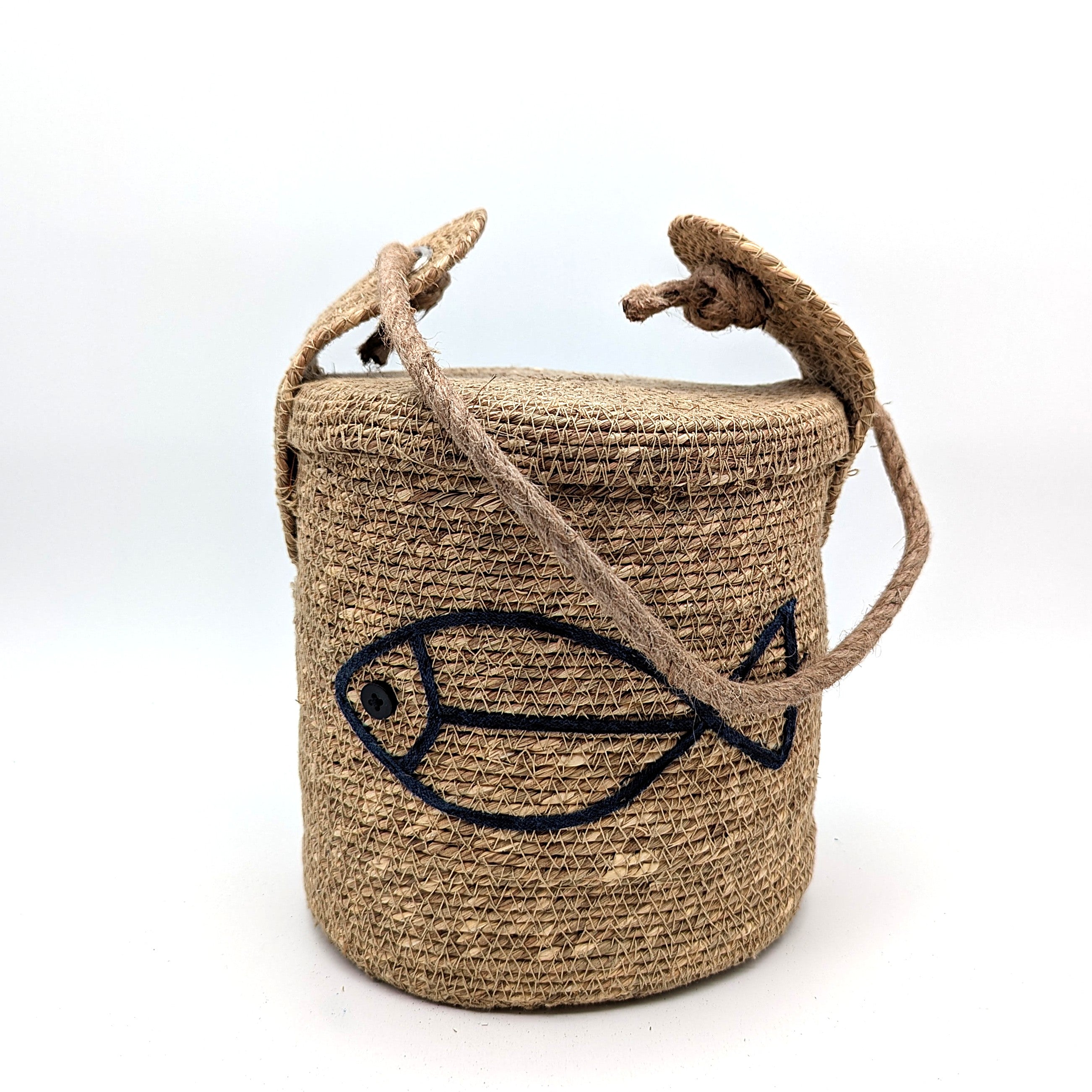 Jute Türstopper mit maritimen Motiv - zwei Varianten