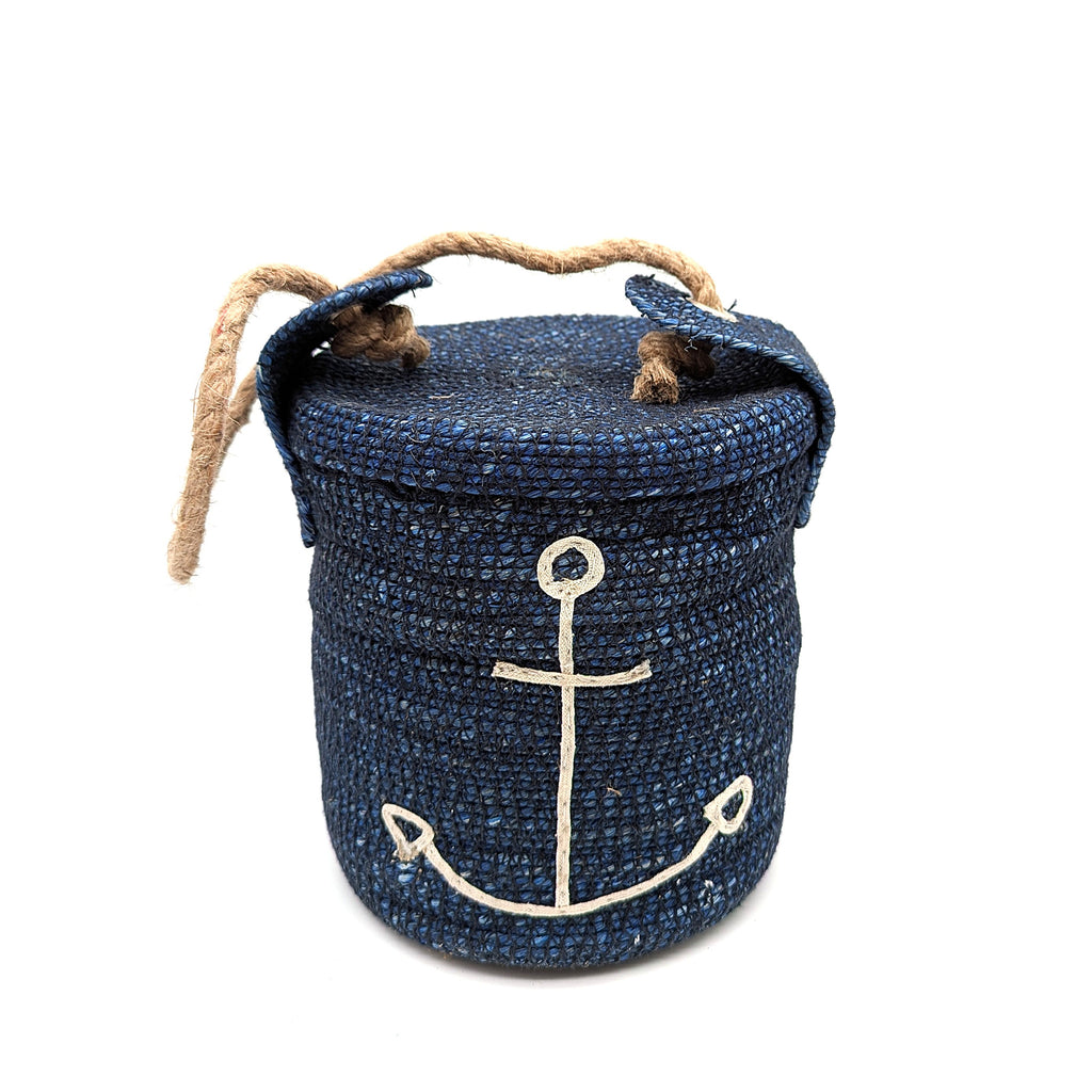 Jute Türstopper mit maritimen Motiv - zwei Varianten