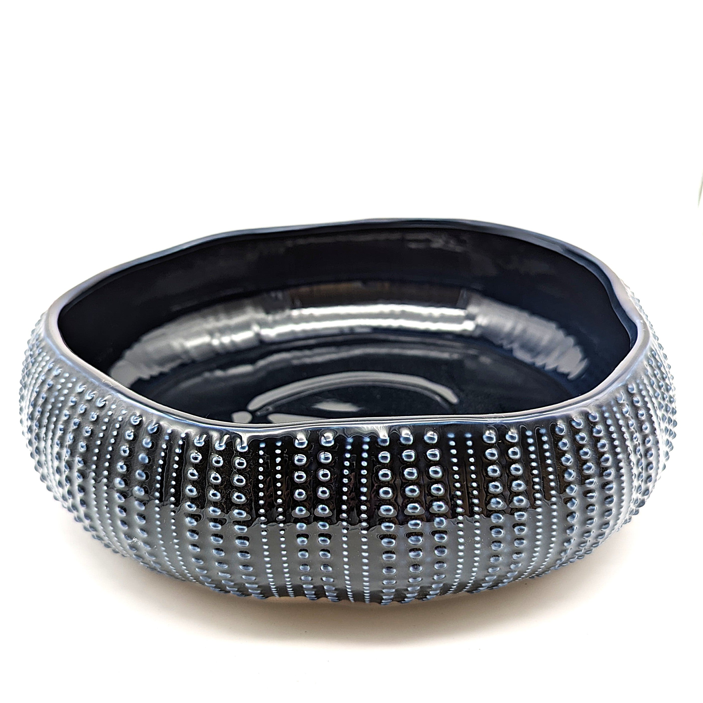 Keramik Schale Oktopus dunkelblau