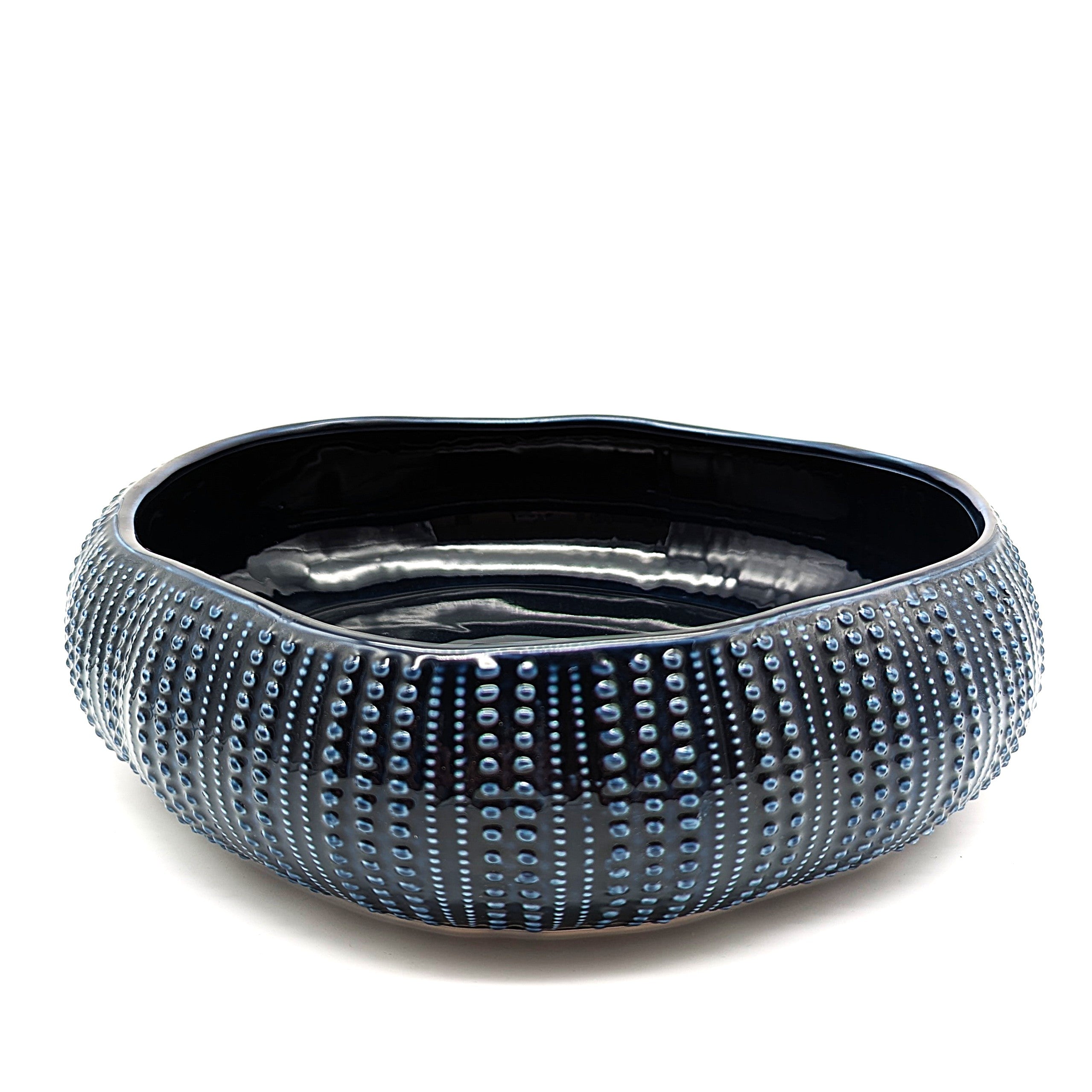 Keramik Schale Oktopus dunkelblau