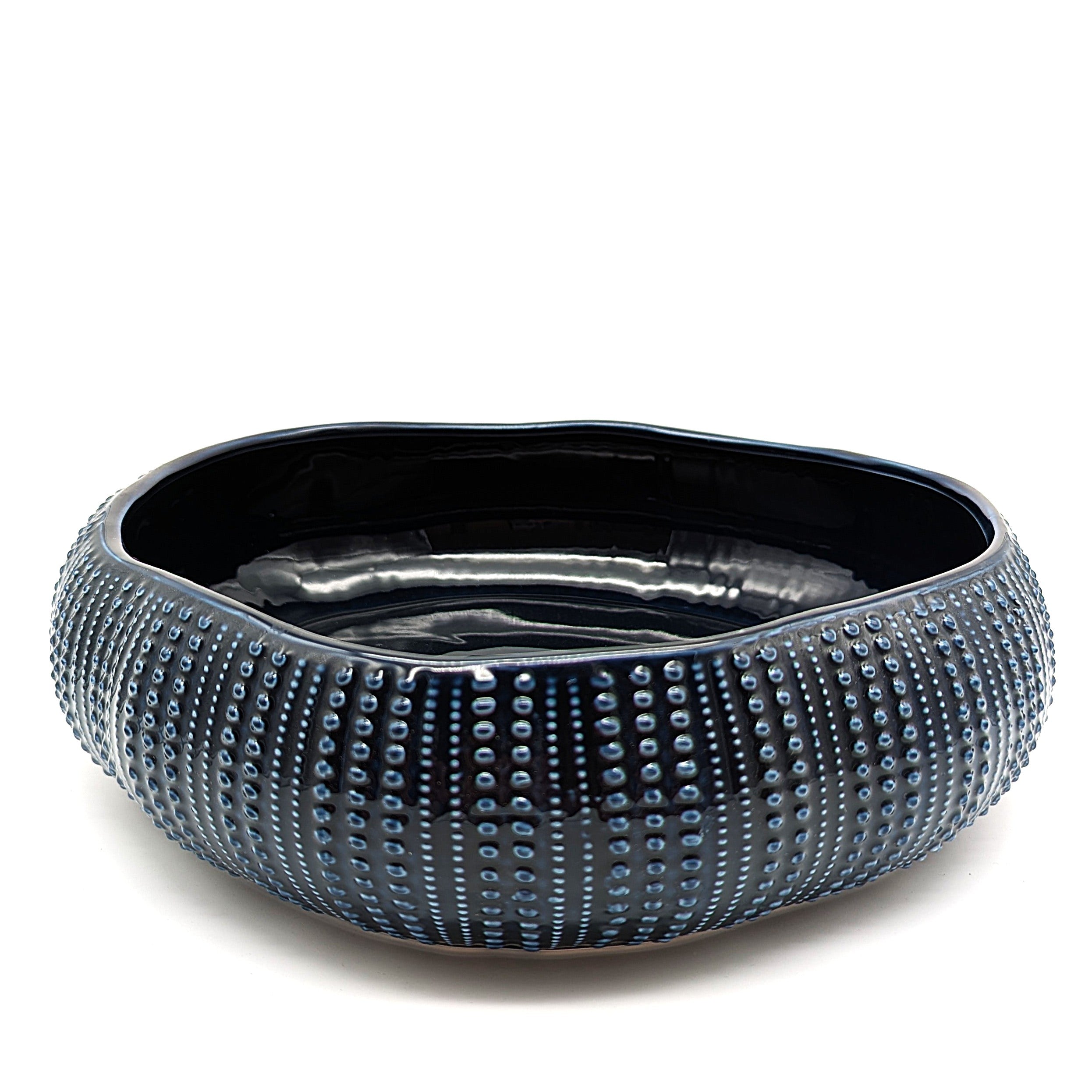 Keramik Schale Oktopus dunkelblau