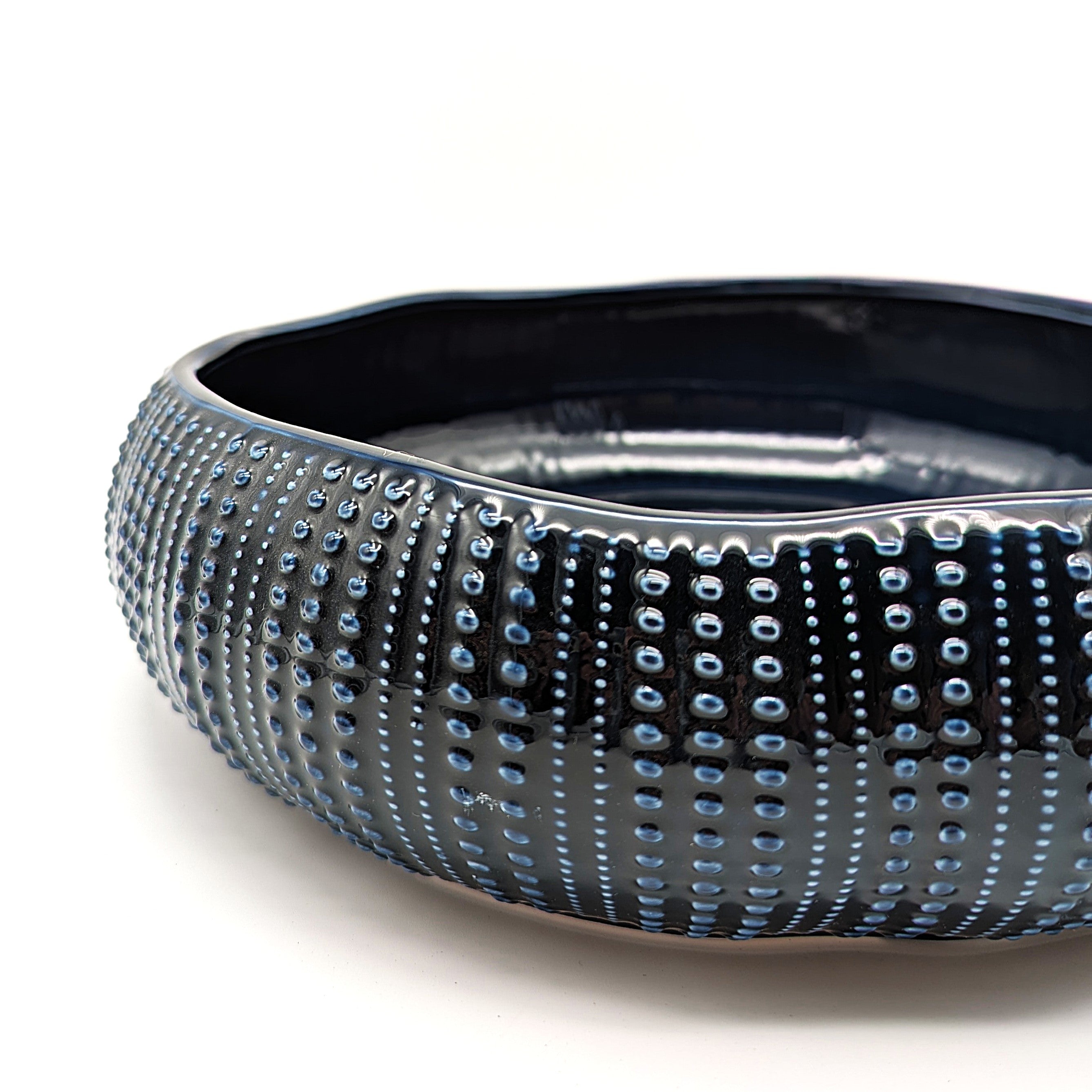 Keramik Schale Oktopus dunkelblau