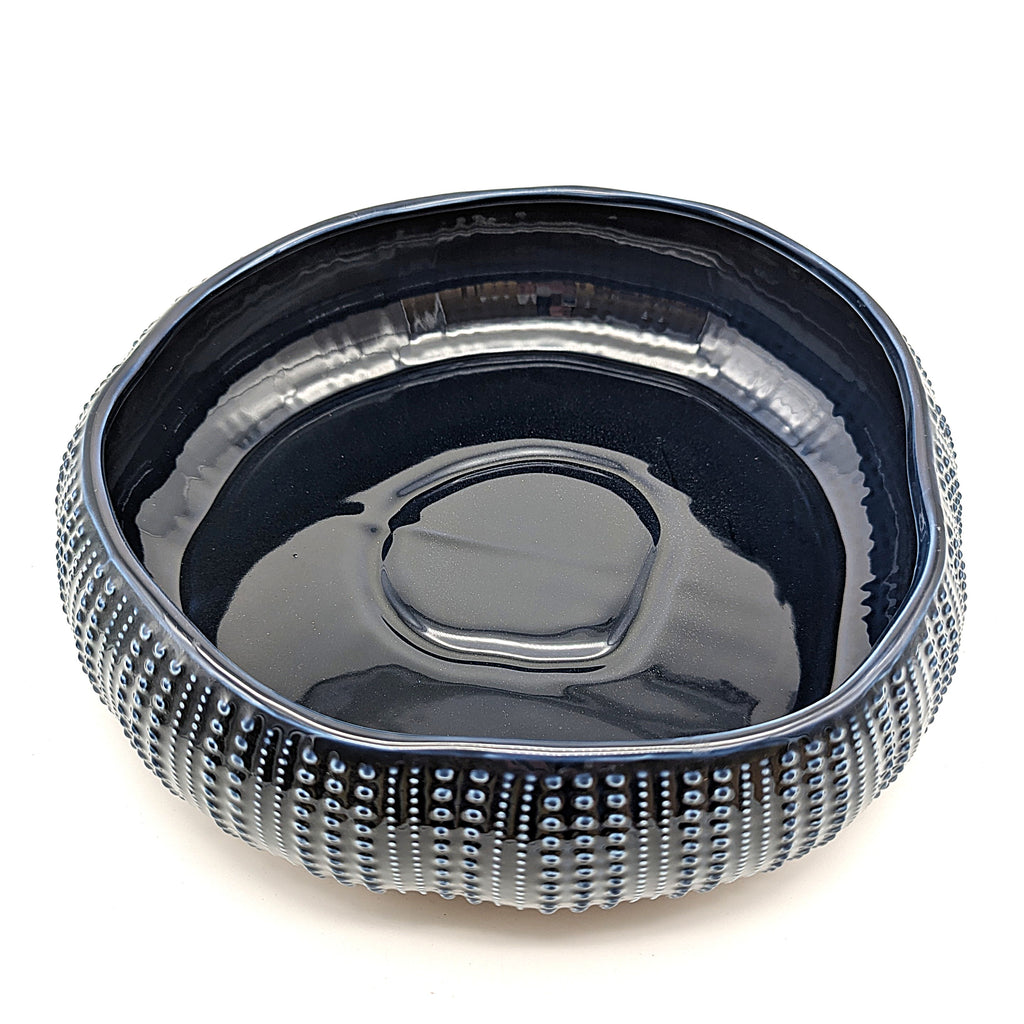 Keramik Schale Oktopus dunkelblau