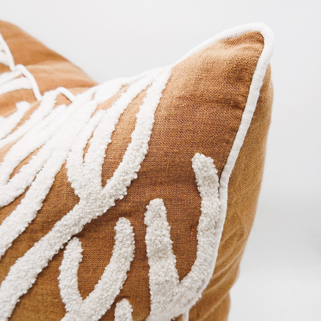 Deko Kissen Zierkissen Koralle