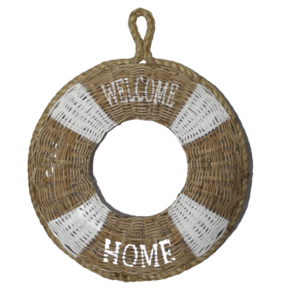 Rettungsring aus Korb Geflecht
