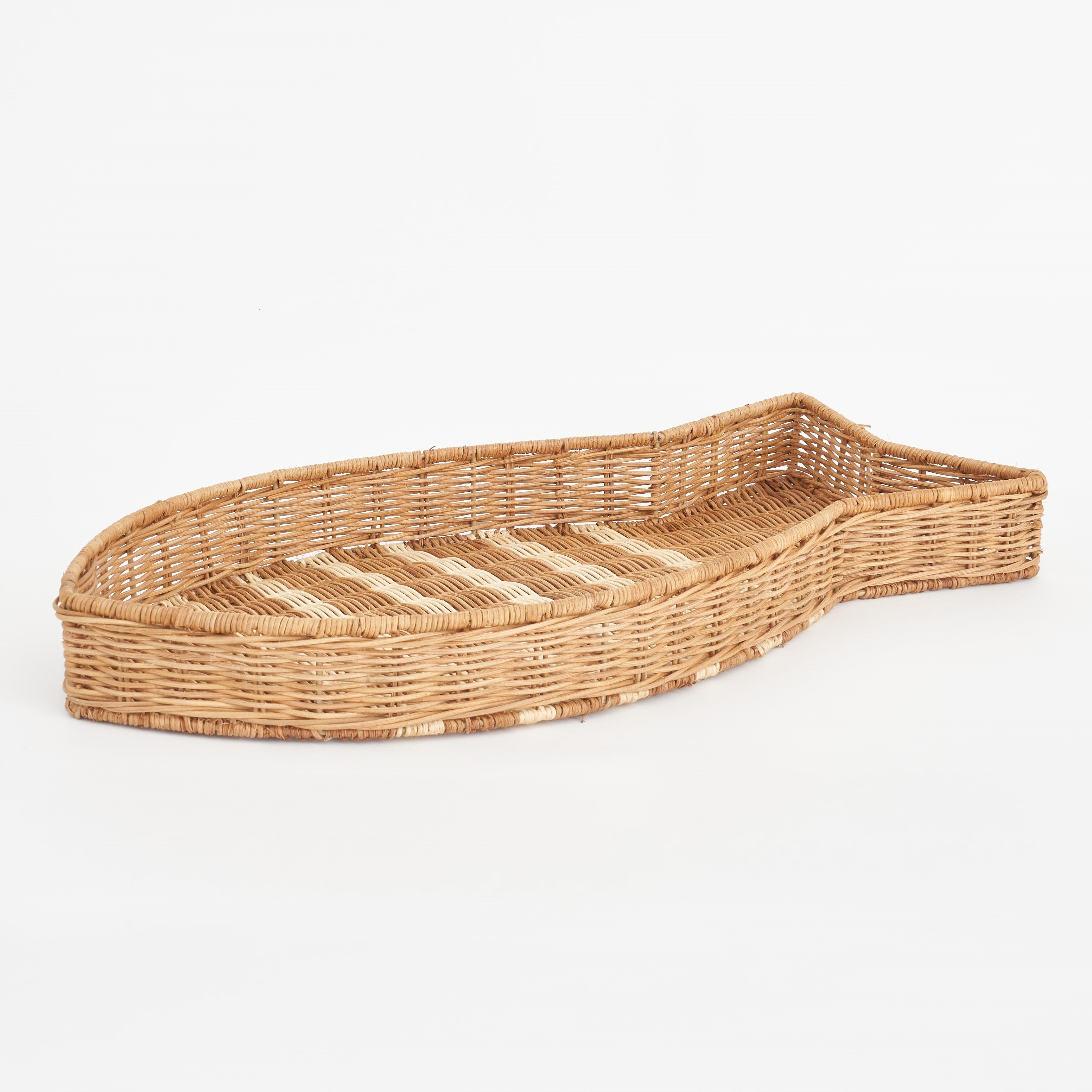 Korb Tablett Fisch - 2 Größen zur Wahl